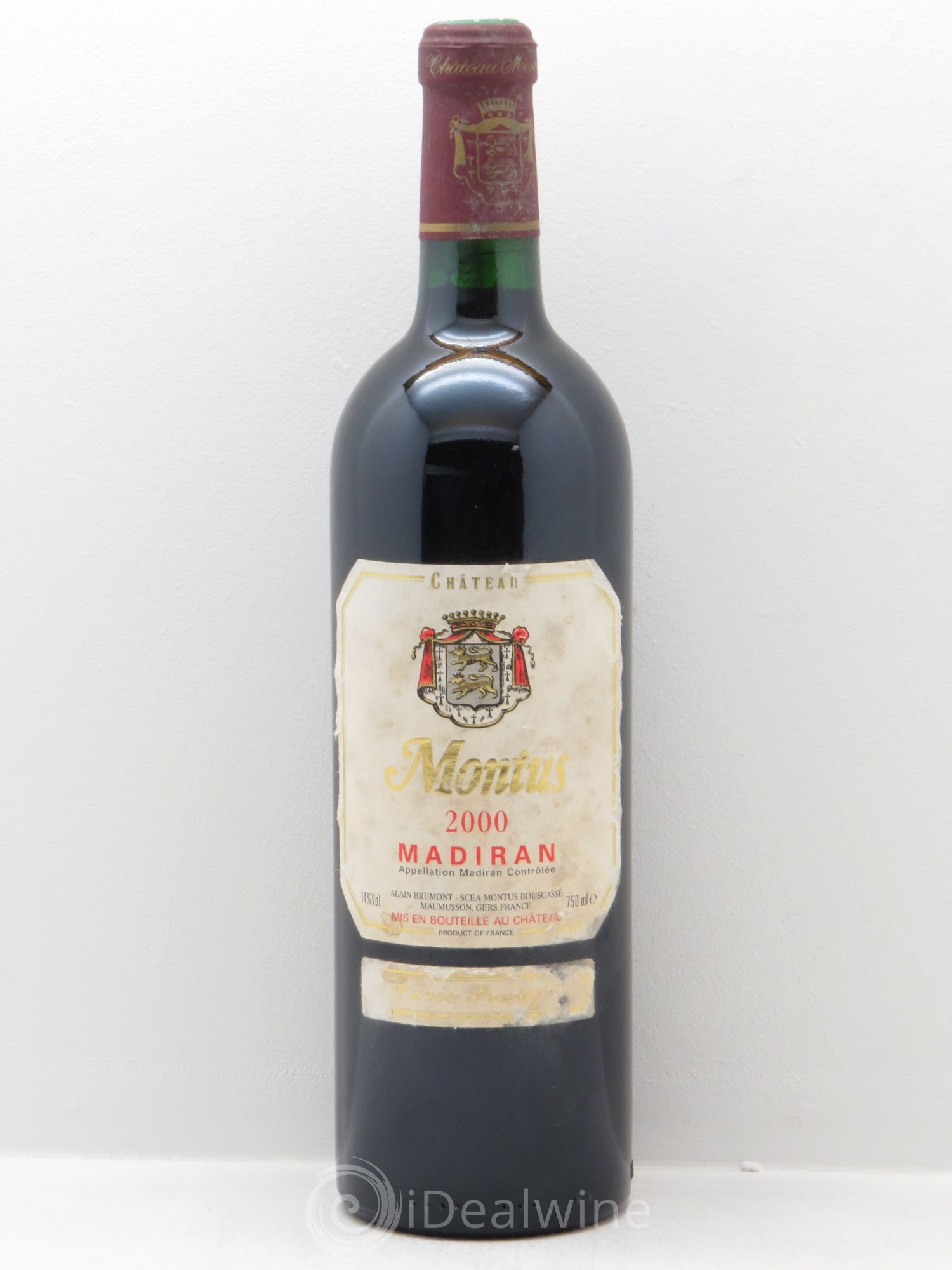 Madiran Château Montus-Prestige Alain Brumont 2000 - Lot de 1 bouteille - 0