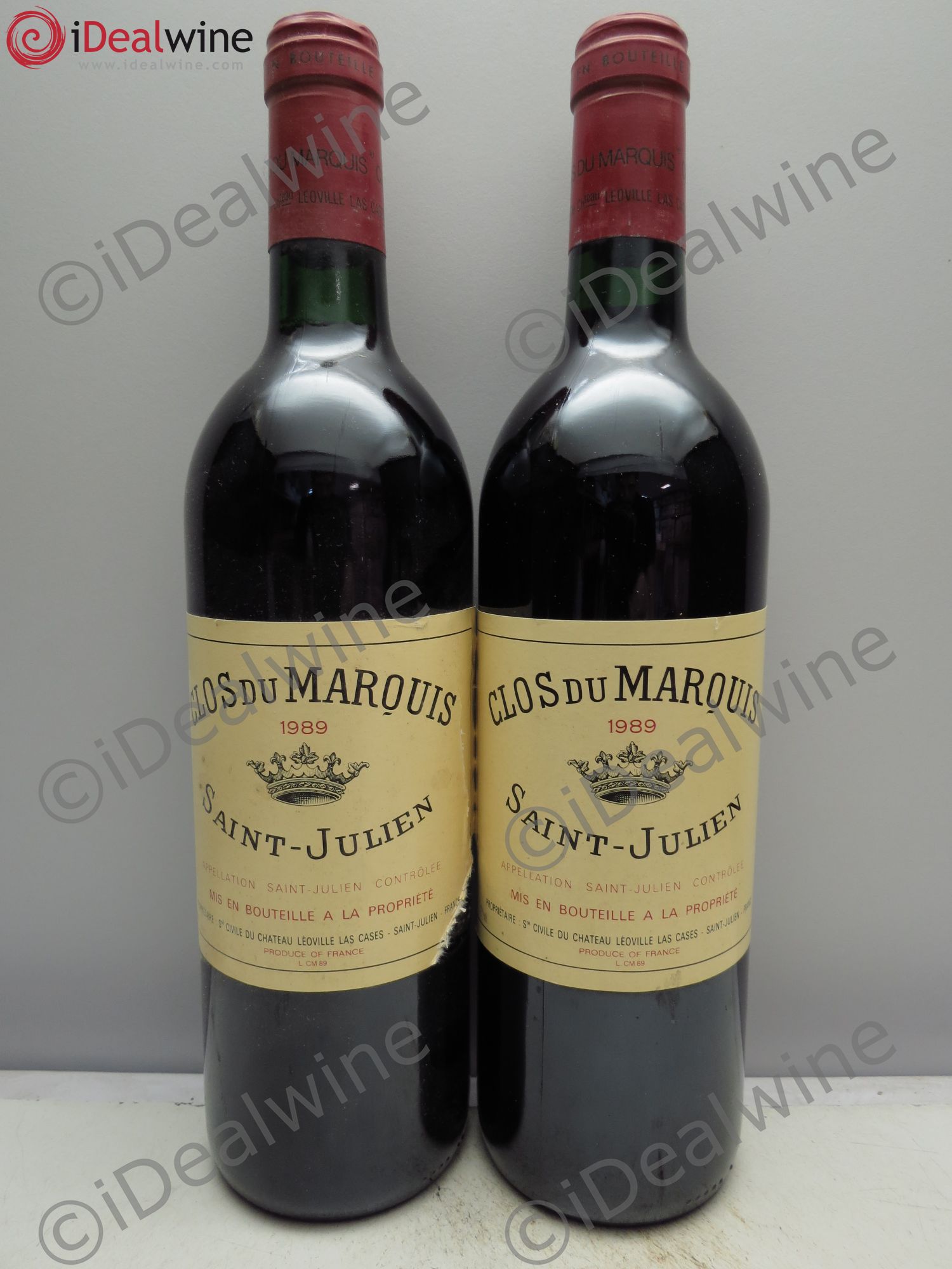 Clos du Marquis 1989 - Lot de 2 bouteilles - 0