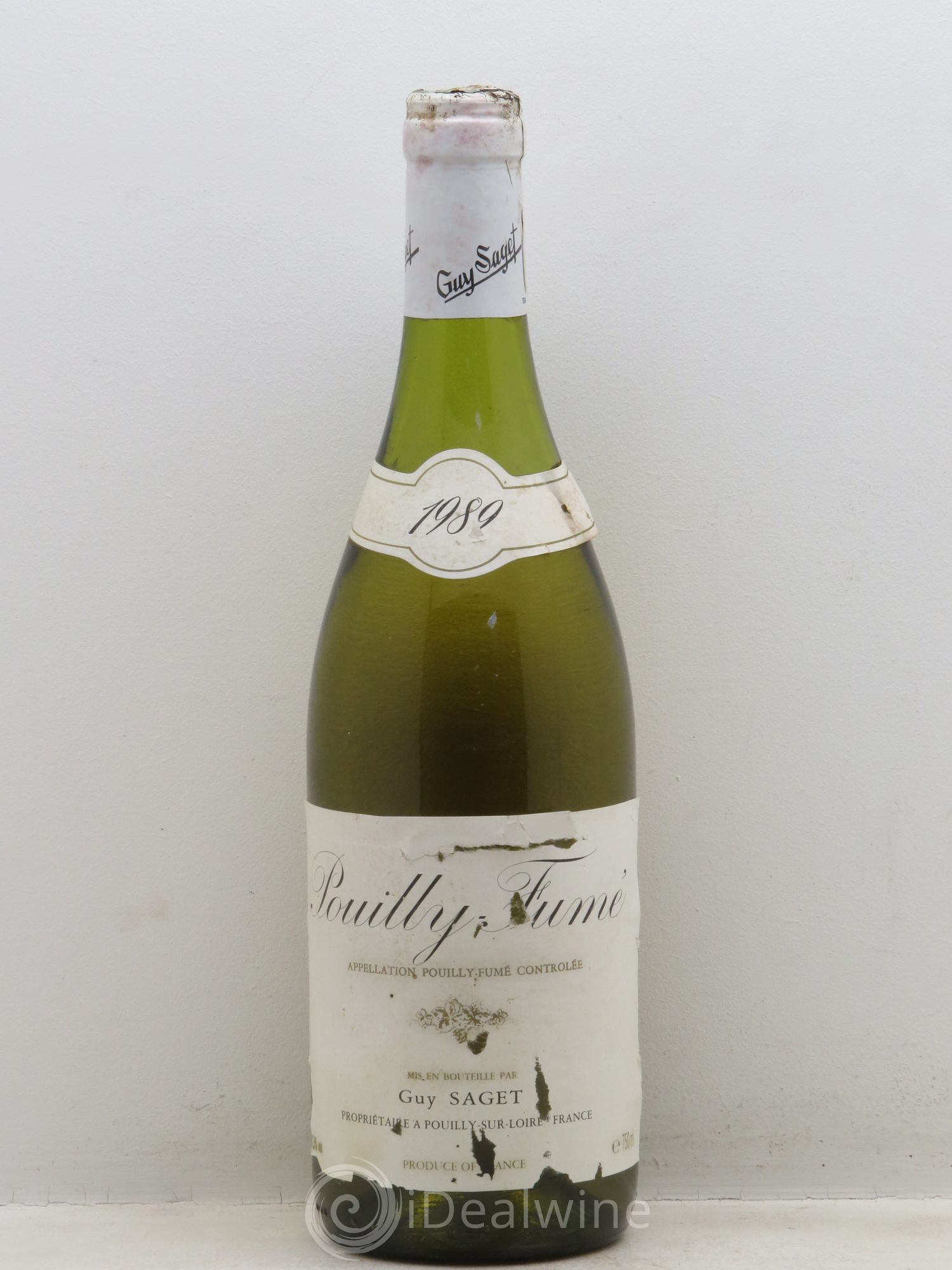 Pouilly-Fumé Guy Saget 1989 - Posten von 1 Flasche - 0