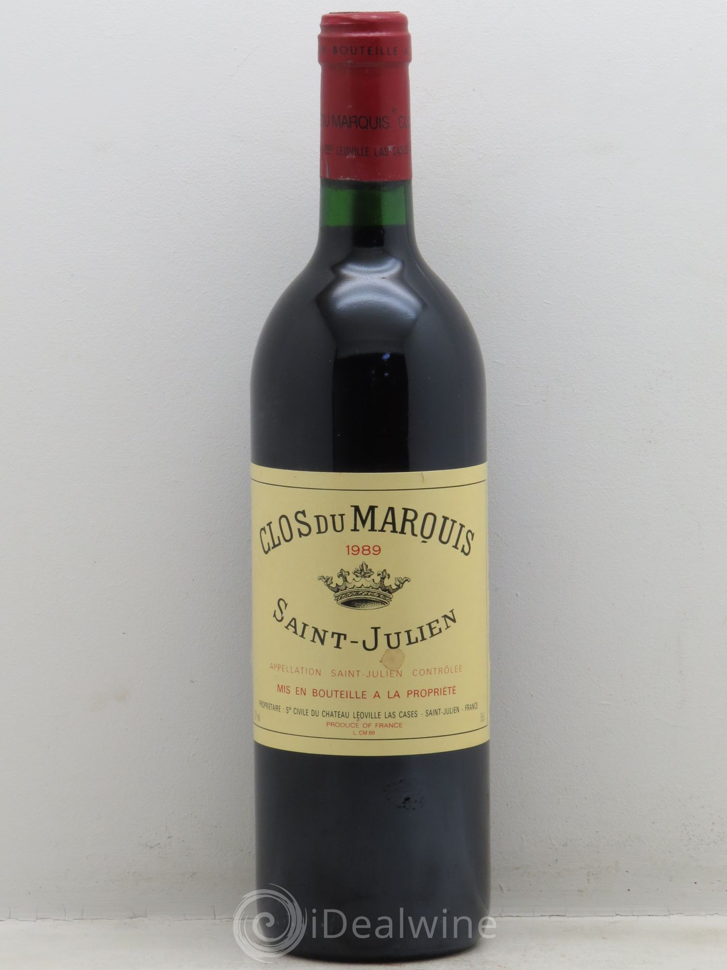 Clos du Marquis 1989 - Lot de 1 bouteille - 0