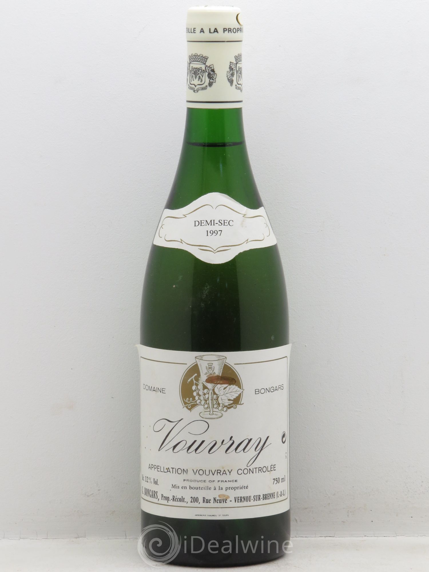 Vouvray Domaine Bongars (sans prix de réserve - no reserve) 1997 - Lot of 1 bottle - 0