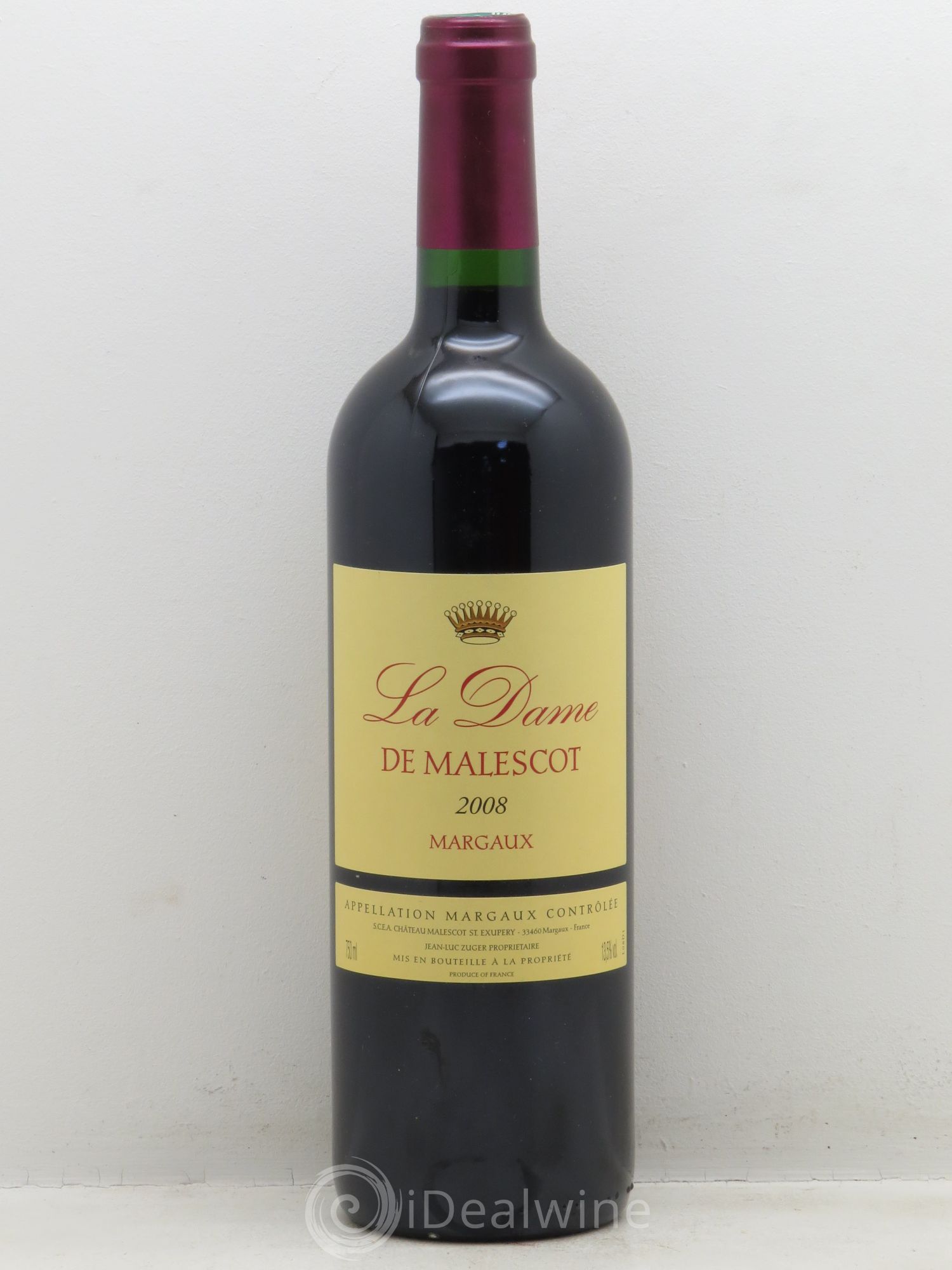 La Dame de Malescot (sans prix de réserve - no reserve) 2008 - Posten von 1 Flasche - 0