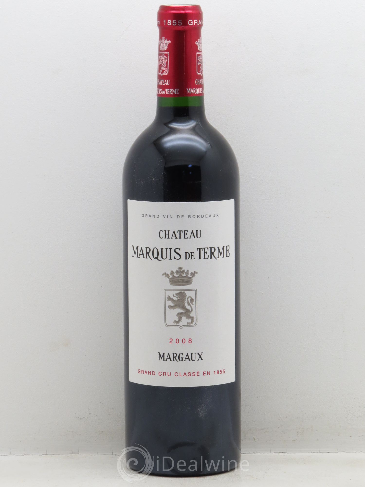 Château Marquis de Terme 4ème Grand Cru Classé 2008 - Lot de 1 bouteille - 0