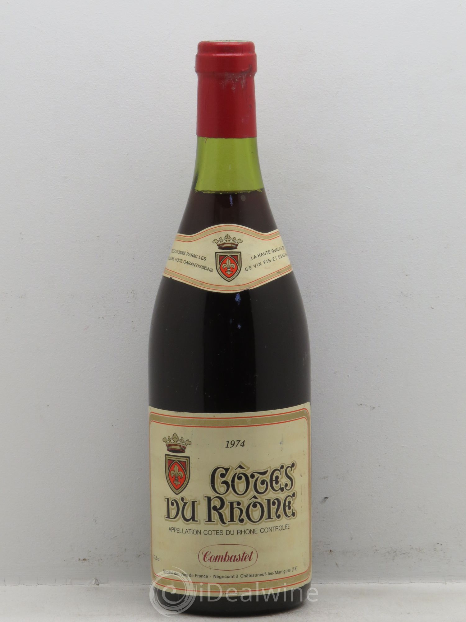 Côtes-du-Rhône Domaine Combastet (sans prix de réserve) 1974 - Lot of 1 bottle - 0