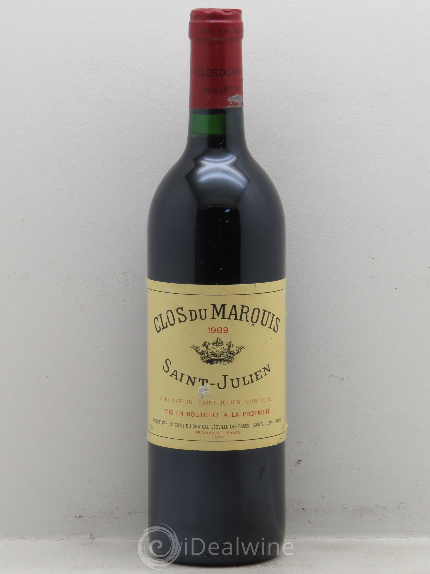 Clos du Marquis 1989 - Lot de 1 bouteille - 0