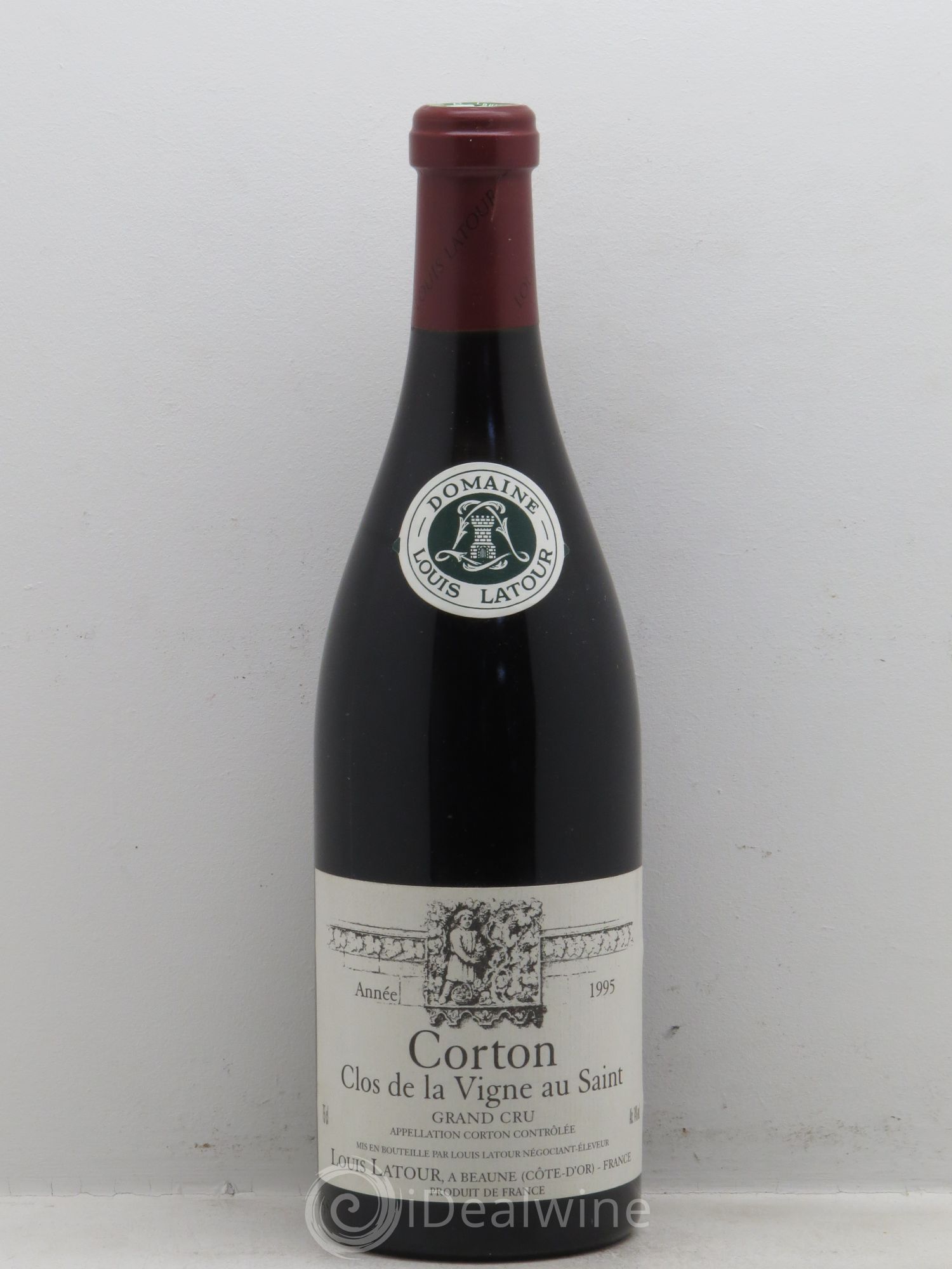 Corton Grand Cru Clos de la vigne au Saint Louis Latour 1995 - Lot de 1 bouteille - 0