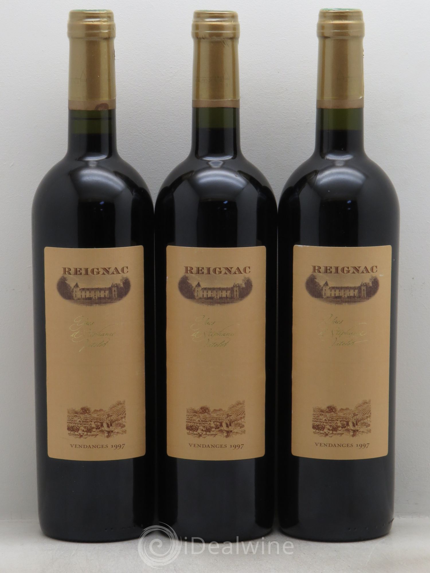 Château de Reignac Second Vin null 1997 - Lot of 3 bottles - 0