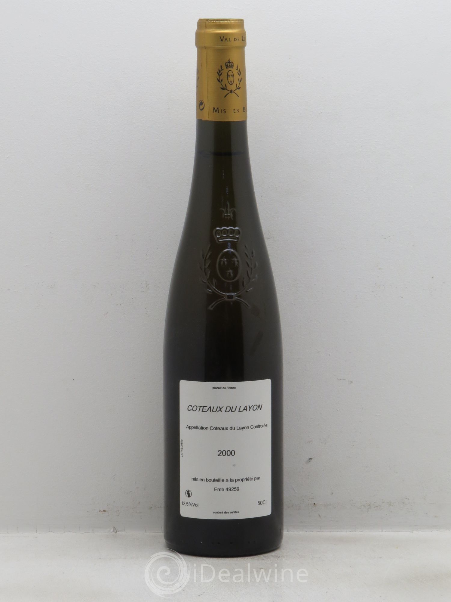 Coteaux du Layon (sans prix de réserve - no reserve) (50cl) 2000 - Posten von 1 Flasche - 0