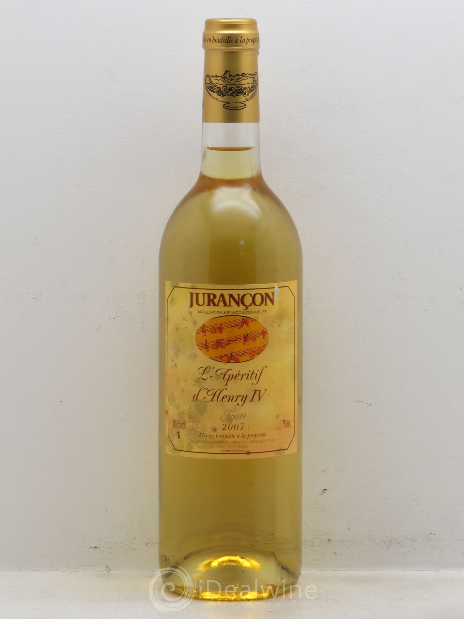 Jurançon Fruité L'apéritif d'Henri IV (sans prix de réserve) 2007 - Lot de 1 bouteille - 0