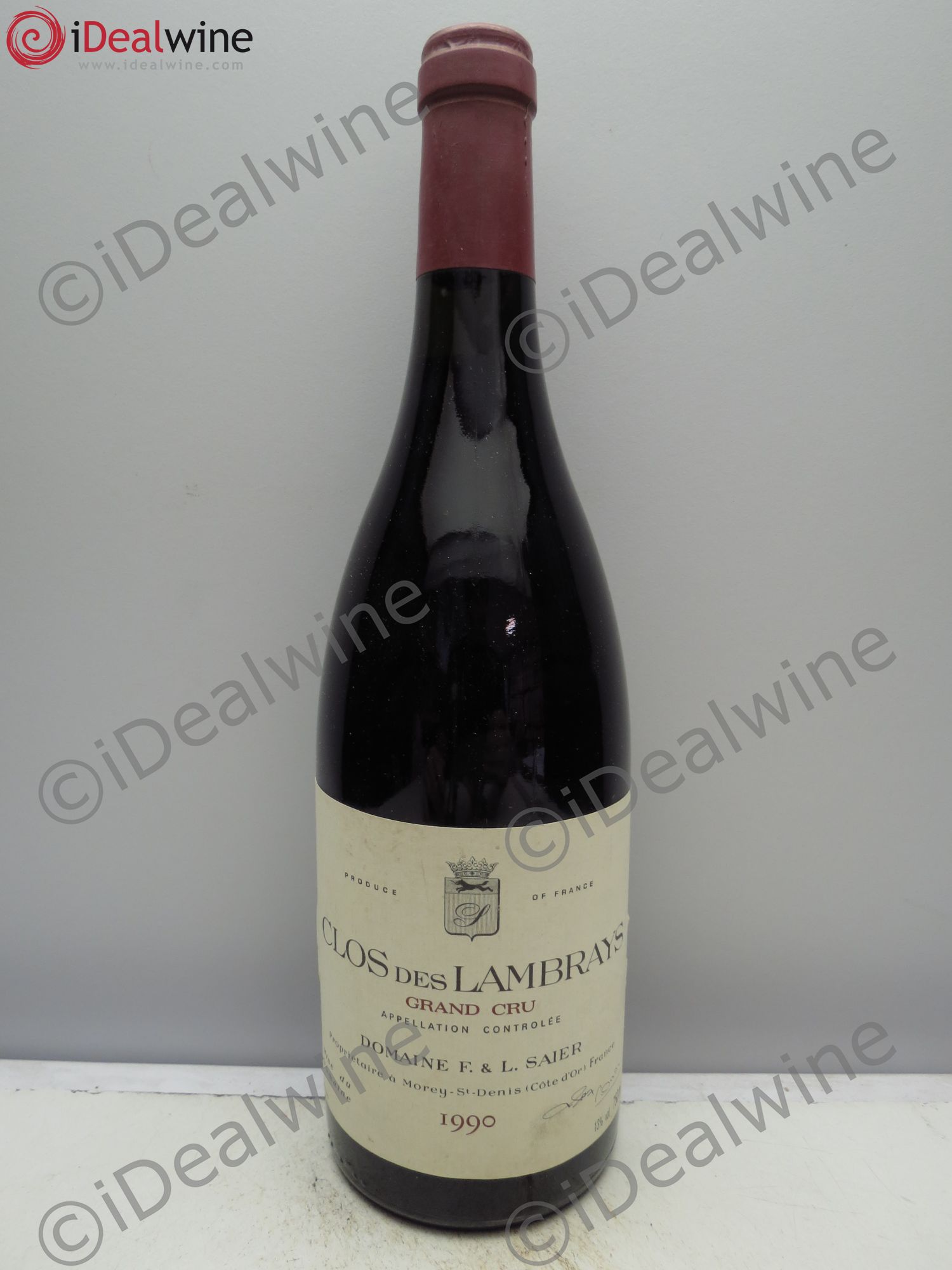 Clos des Lambrays Grand Cru Domaine des Lambrays 1990 - Lot de 1 bouteille - 0