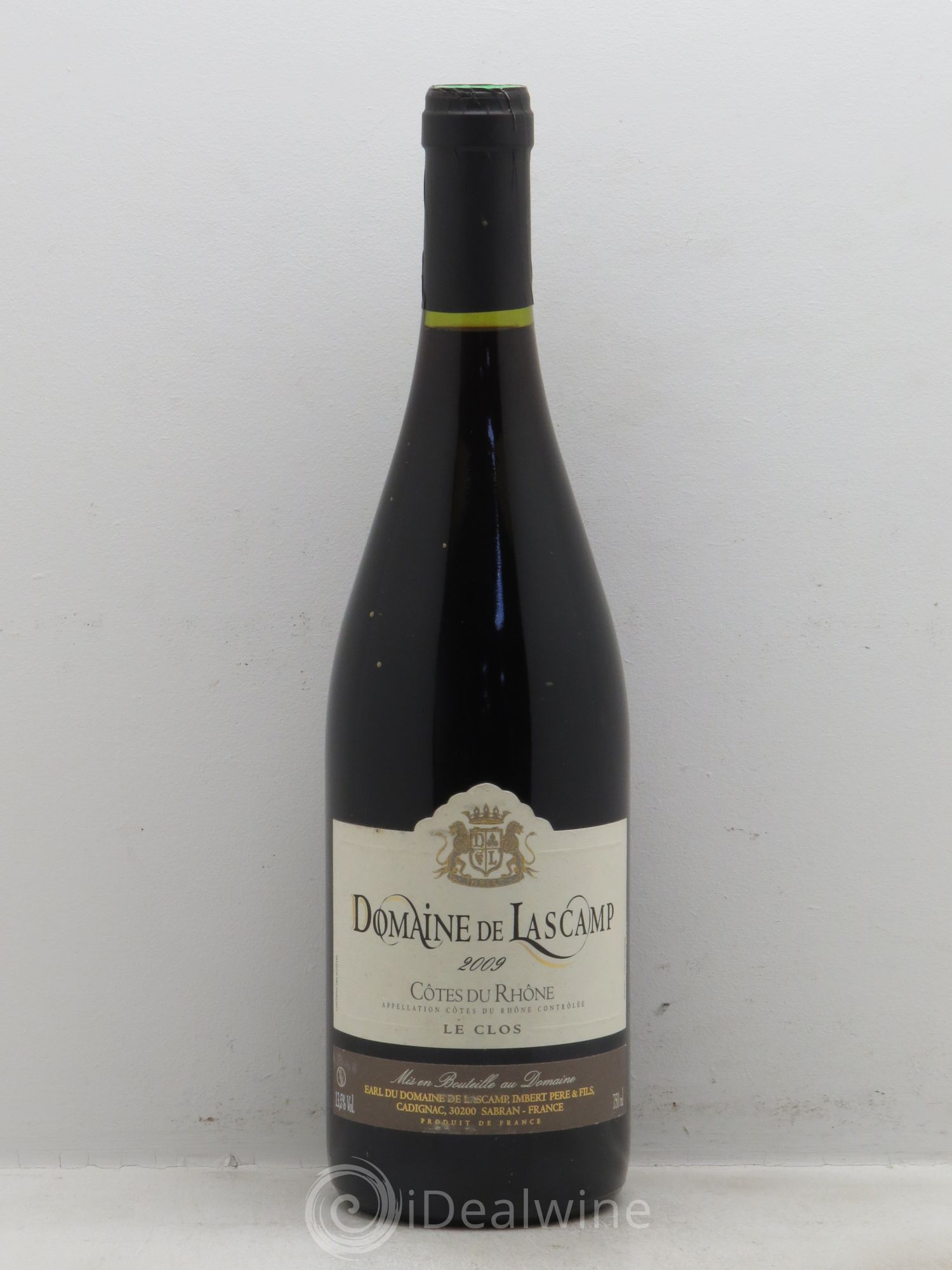 Côtes-du-Rhône Domaine de Lascamps "Le Clos" Imbert (sans prix de réserve - no reserve) 2009 - Posten von 1 Flasche - 0