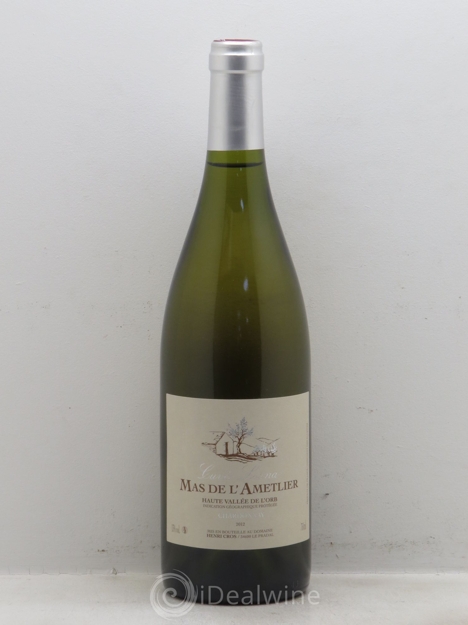 Divers Mas de l'ameltier Cuvée Louna Chardonnay Henri Cros Haute Vallée de L'Orb (sans prix de réserve) 2012 - Posten von 1 Flasche - 0