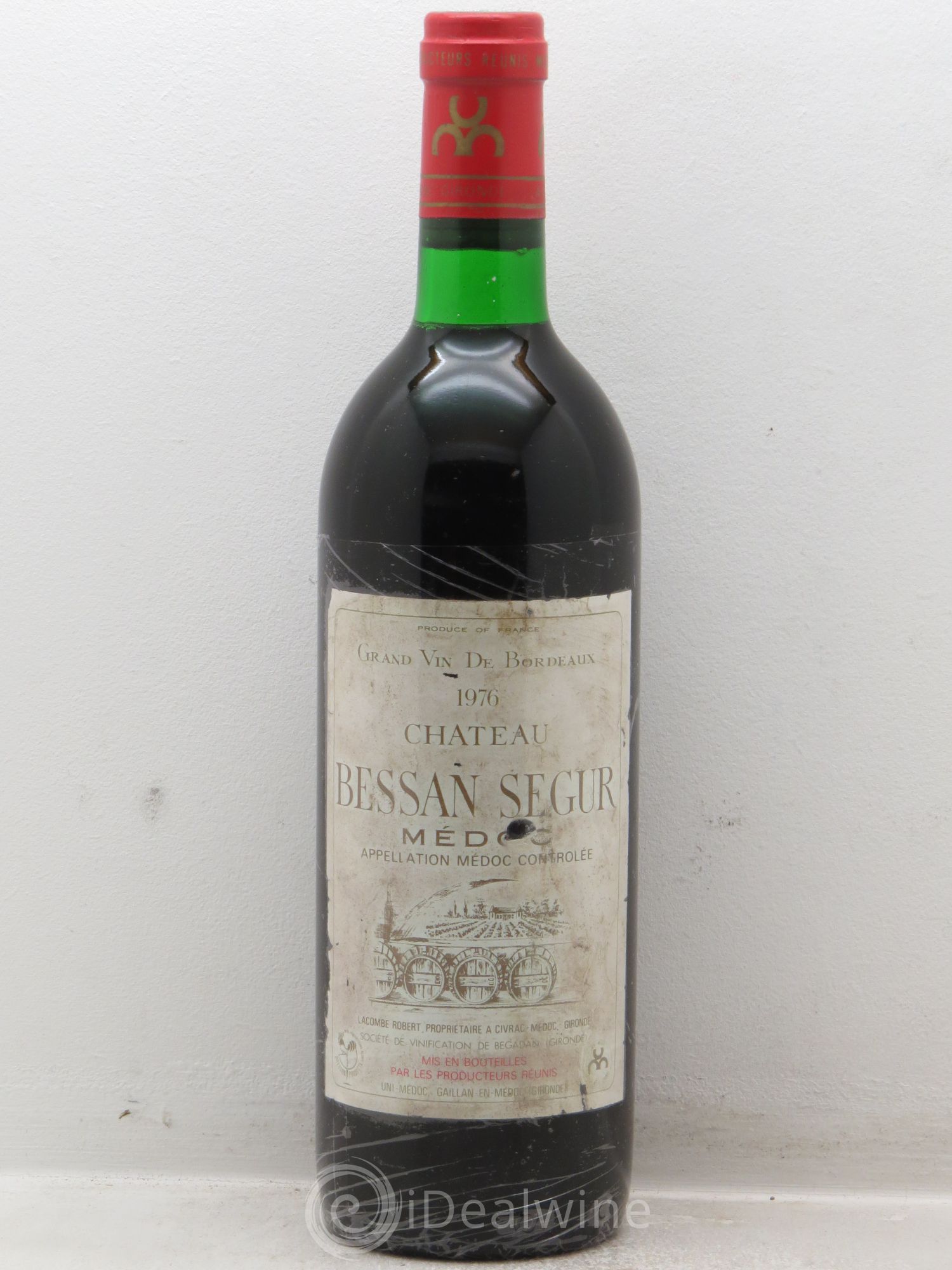 Médoc Château Bessan Ségur (sans prix de réserve-no reserve) 1976 - Posten von 1 Flasche - 0