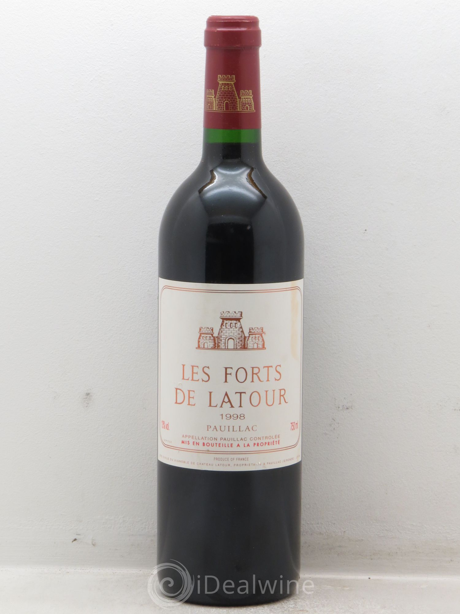 Les Forts de Latour Second Vin (sans prix de réserve) 1998 - Lot de 1 bouteille - 0