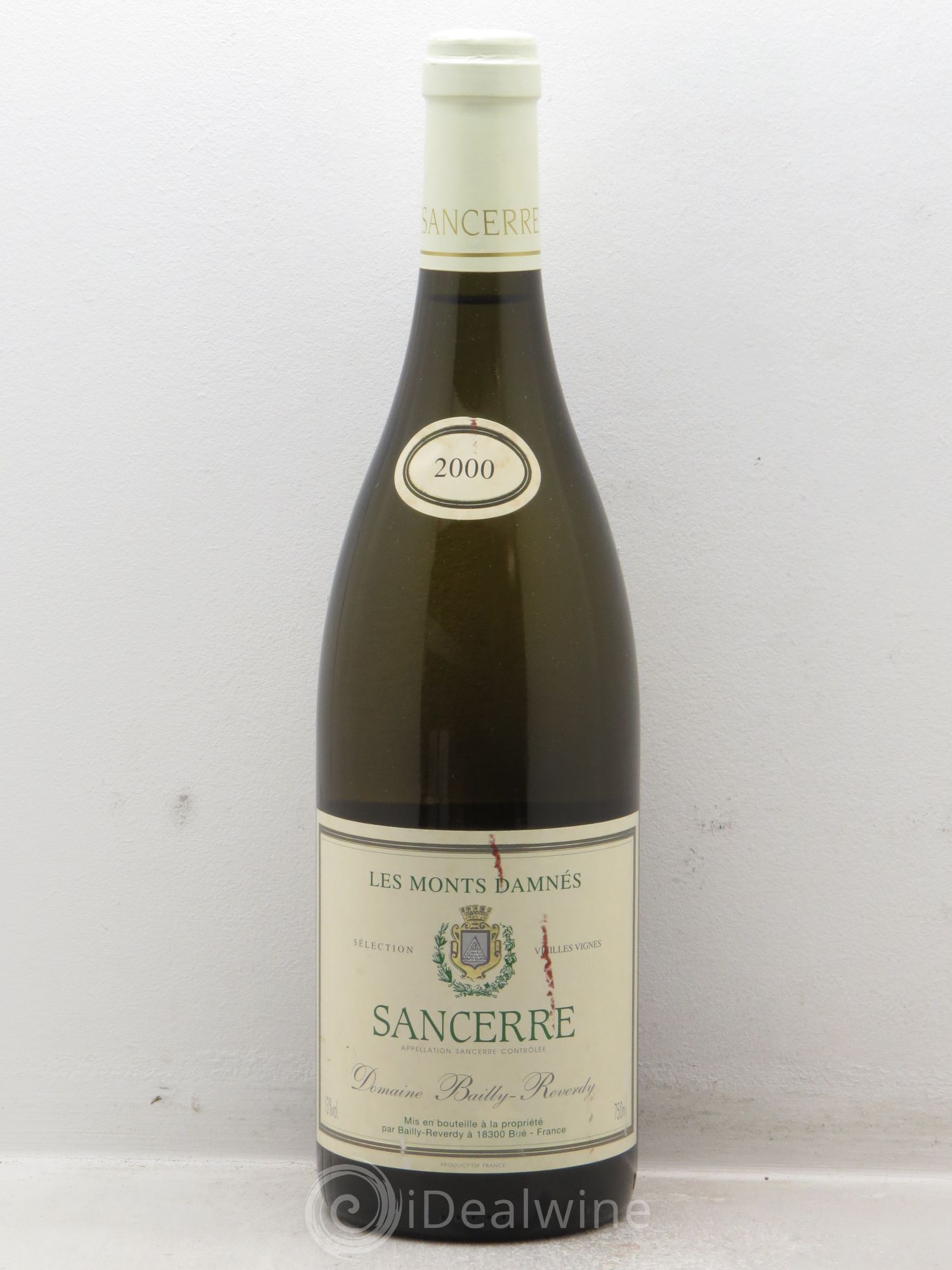 Sancerre Bailly Reverdy les Monts Damnés (sans prix de réserve) 2000 - Posten von 1 Flasche - 0