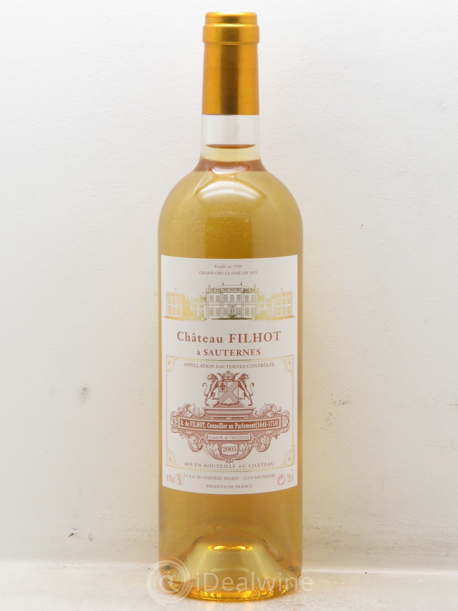 Château Filhot 2ème Grand Cru Classé 2005 - Lotto di 1 bottiglia - 0