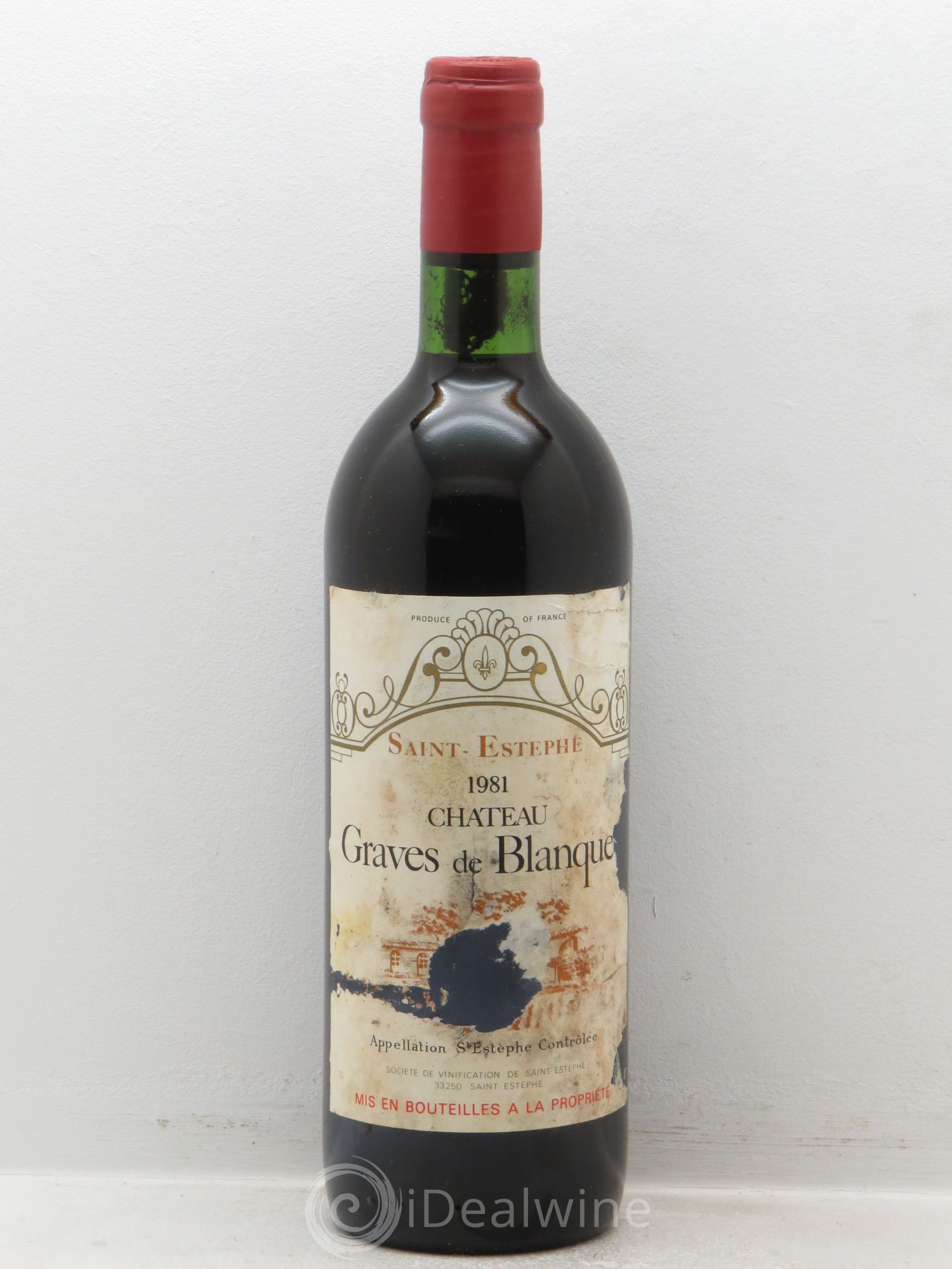Château Saint-Estèphe Château Graves de Blanquet (sans prix de réserve) 1981 - Posten von 1 Flasche - 0