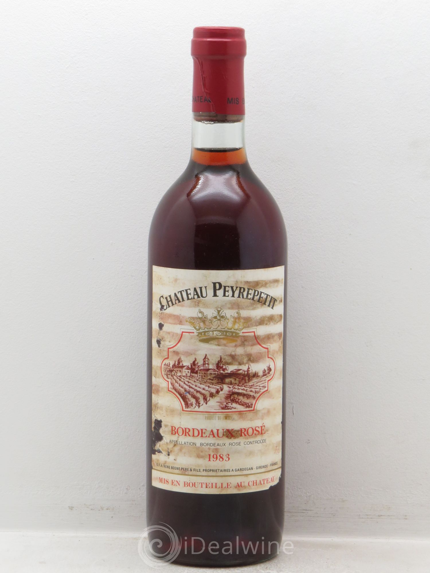 Bordeaux Côtes de Castillon Château Peyrepetit (sans prix de reserve) 1983 - Posten von 1 Flasche - 0
