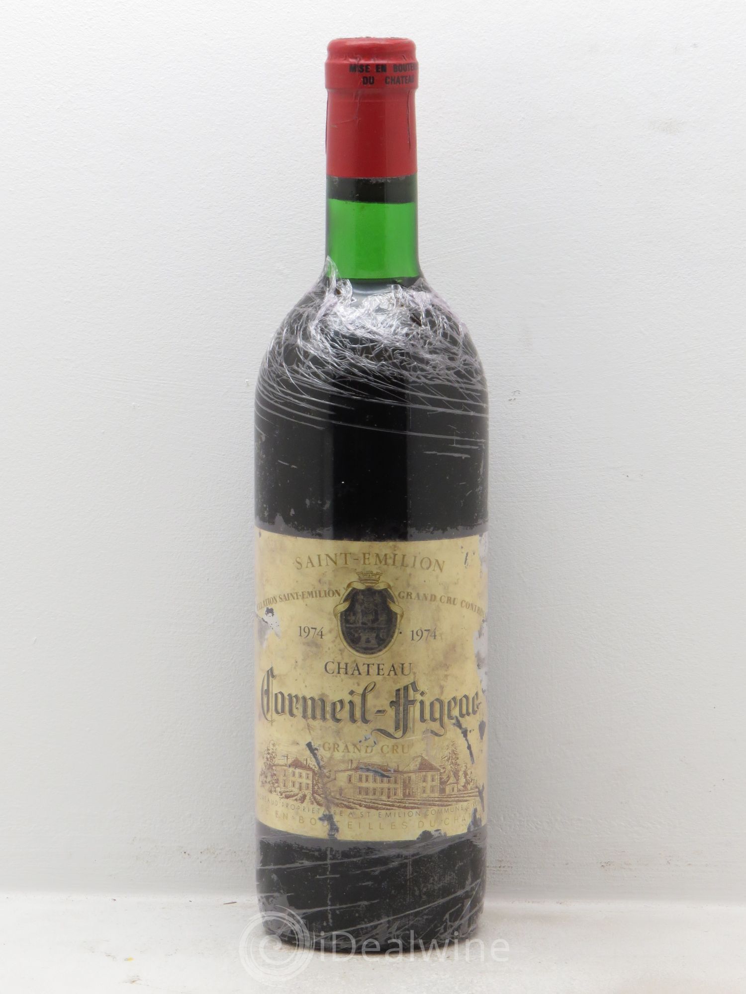Château Cormeil Figeac 1974 - Posten von 1 Flasche - 0