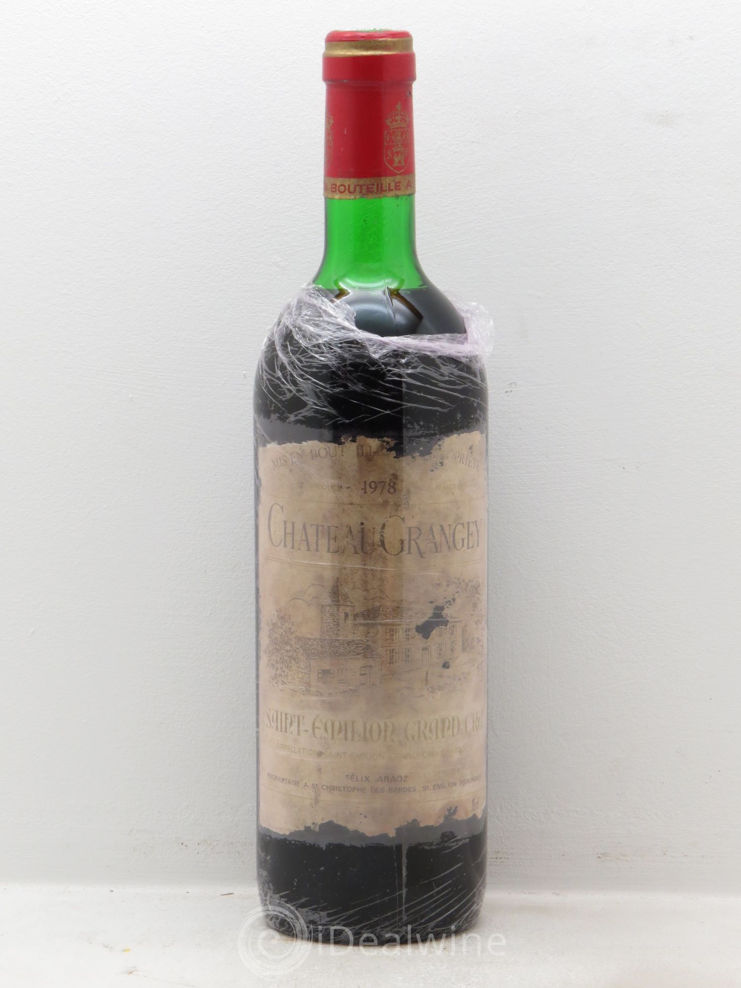 Saint-Émilion Chateau Grangey (sans prix de réserve) 1978 - Posten von 1 Flasche - 0