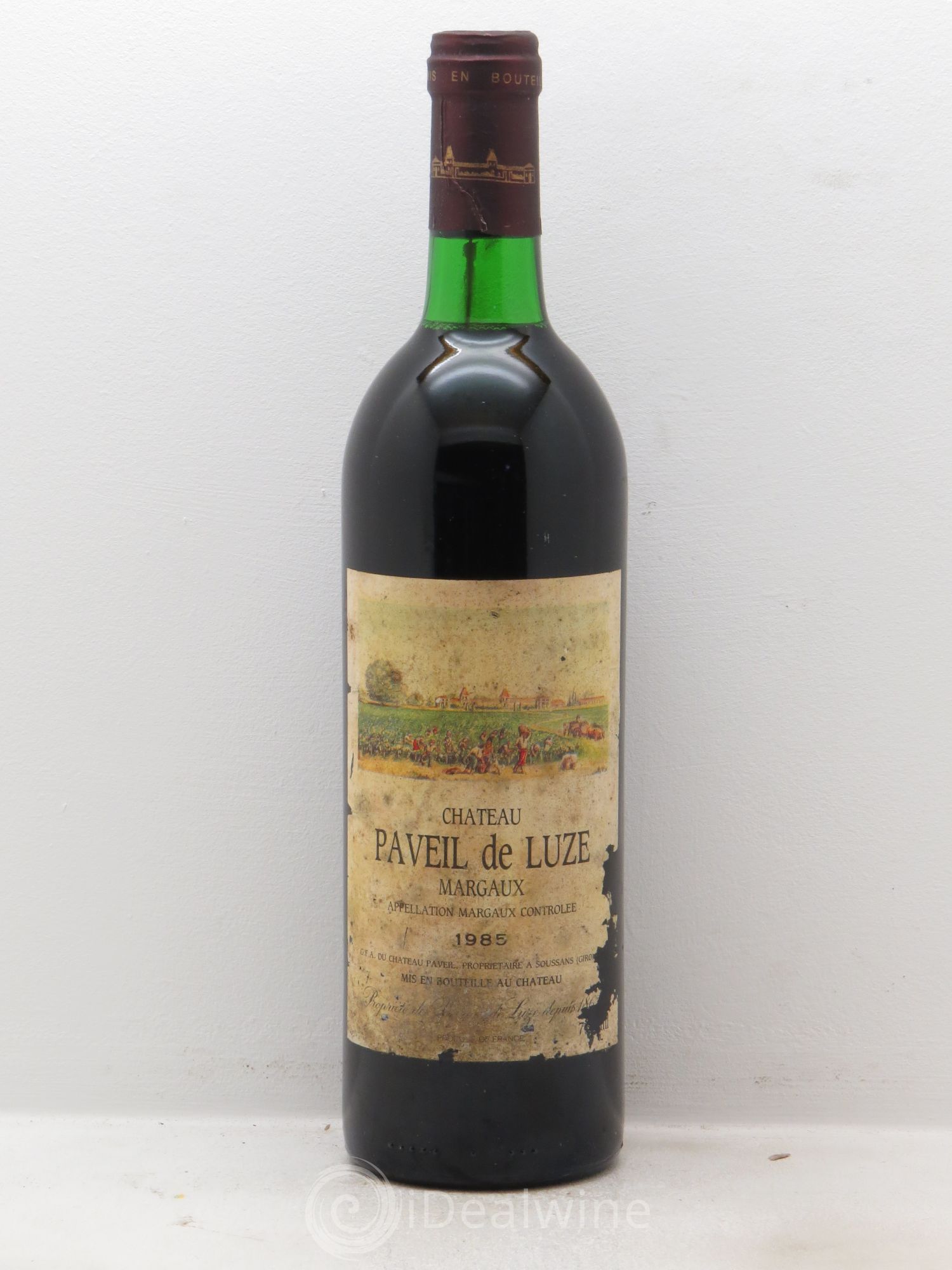 Château Paveil de Luze Cru Bourgeois 1985 - Posten von 1 Flasche - 0