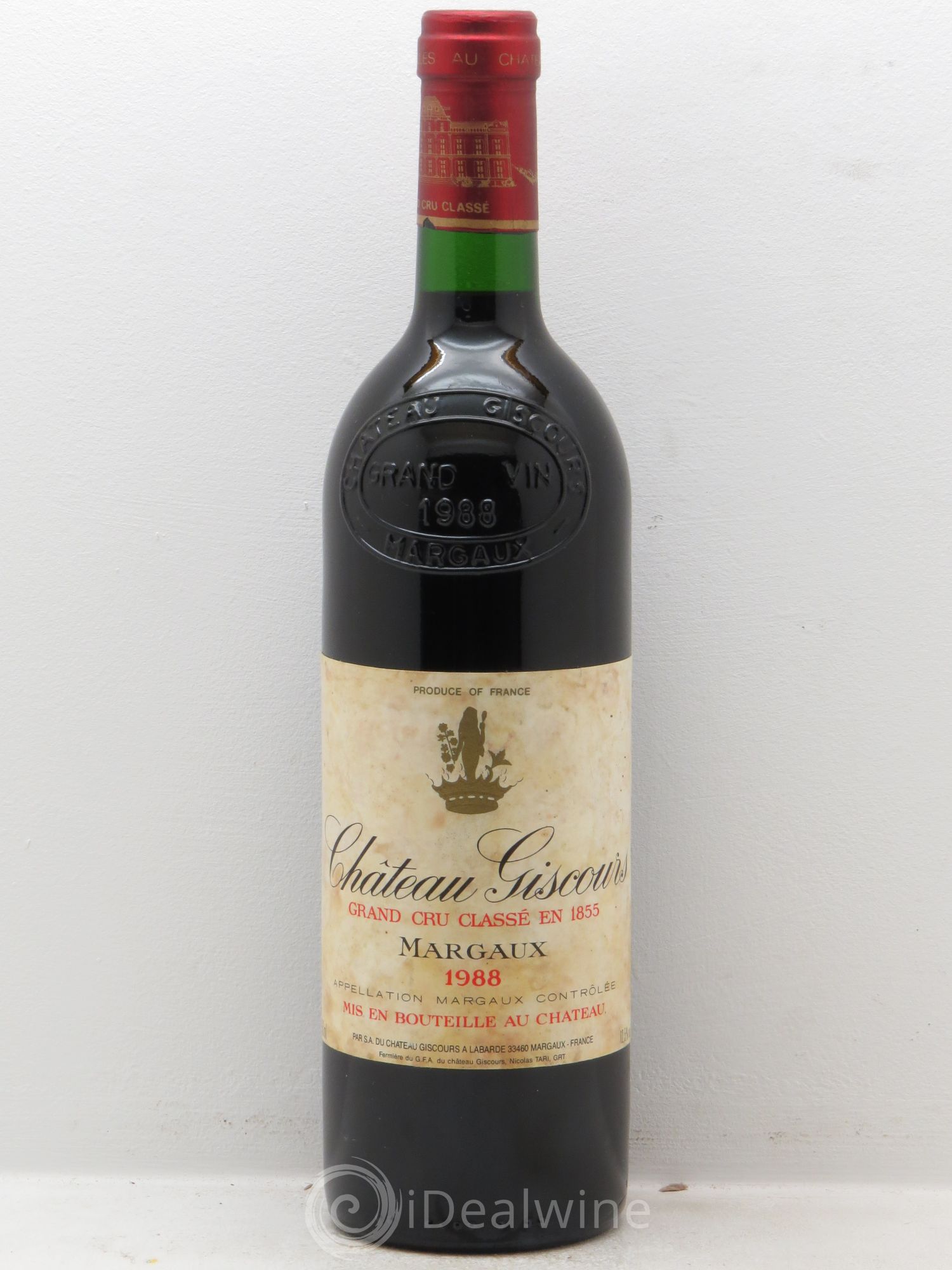 Château Giscours 3ème Grand Cru Classé (sans prix de réserve) 1988 - Lot de 1 bouteille - 0