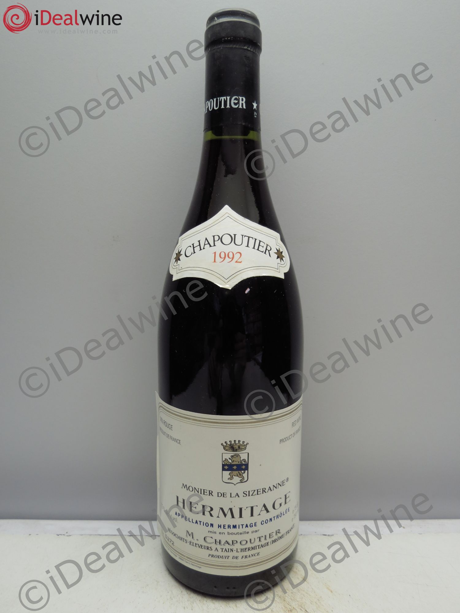 Hermitage Chapoutier Monier de la Sizeranne 1992 - Lot de 1 bouteille - 0