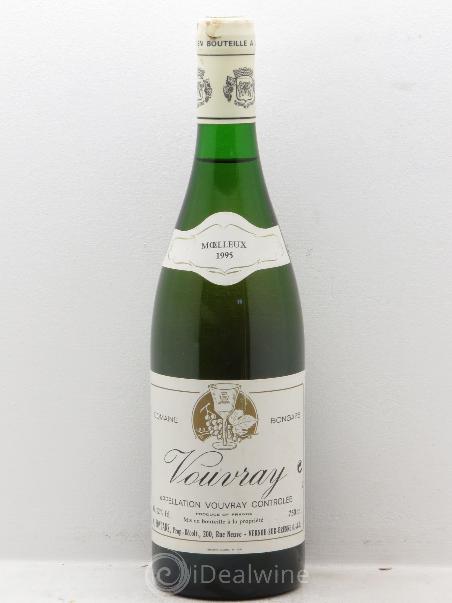 Vouvray Domaine Bongars (sans prix de réserve) 1995 - Posten von 1 Flasche - 0