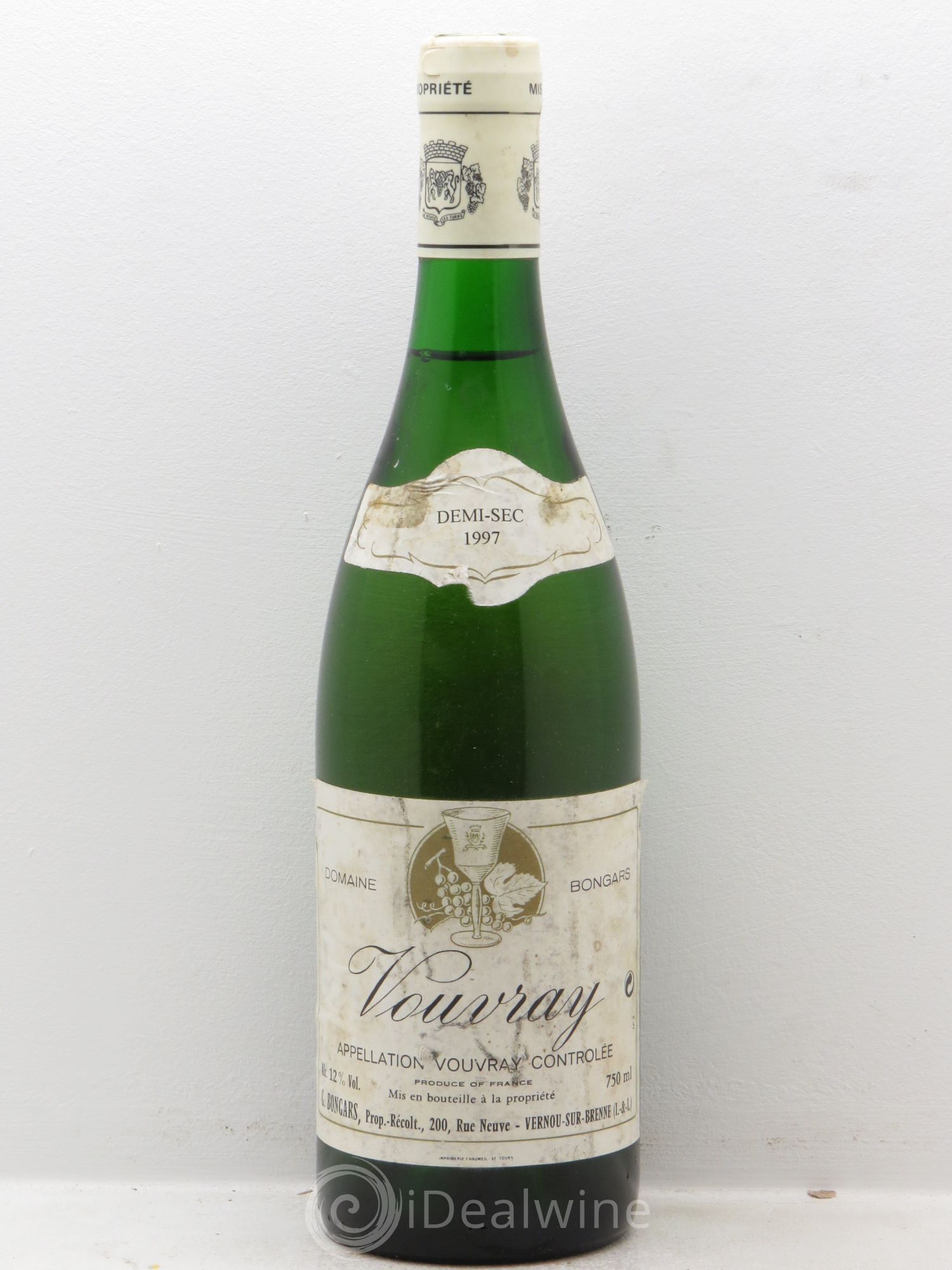 Vouvray Domaine Bongars (sans prix de réserve) 1997 - Posten von 1 Flasche - 0