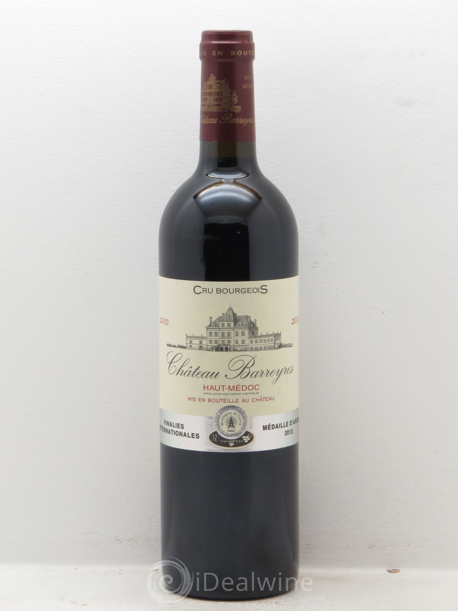 Château Barreyres Cru Bourgeois (sans prix de réserve) 2010 - Lot de 1 bouteille - 0