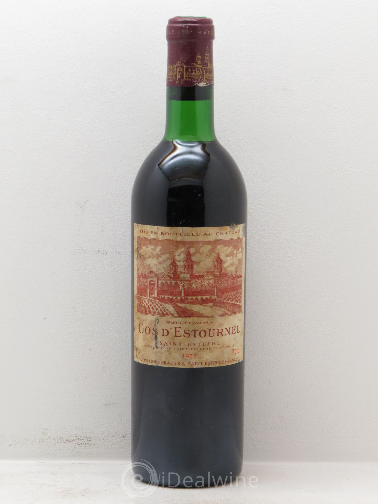 Cos d'Estournel 2ème Grand Cru Classé (73cl) (sans prix de réserve) 1971 - Lot de 1 bouteille - 0