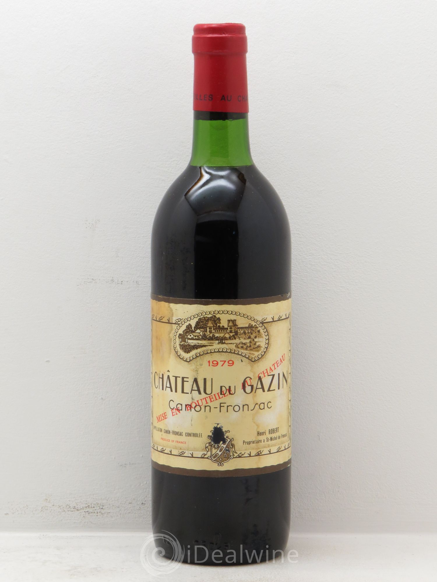Canon-Fronsac Château Gazin (sans prix de réserve) 1979 - Posten von 1 Flasche - 0