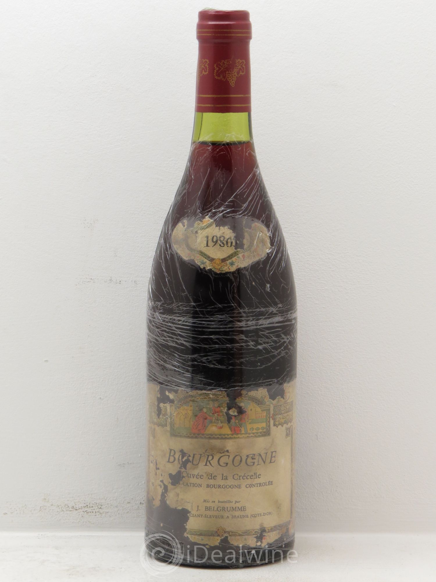 Bourgogne Cuvée de la Crécelle Belgrumme (sans prix de réserve) 1980 - Posten von 1 Flasche - 0