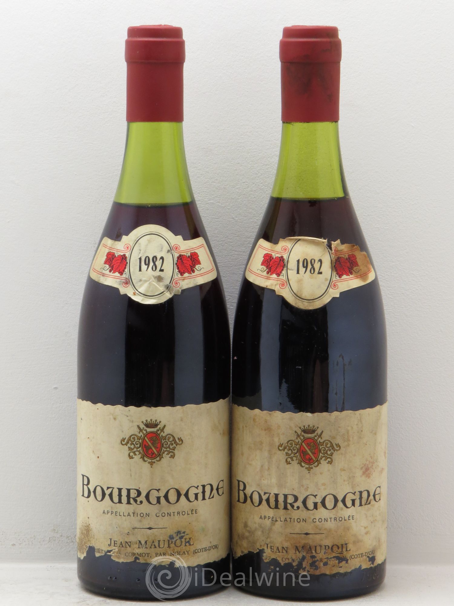 Bourgogne J.Maupoil (sans prix de réserve) 1982 - Posten von 2 Flaschen - 0