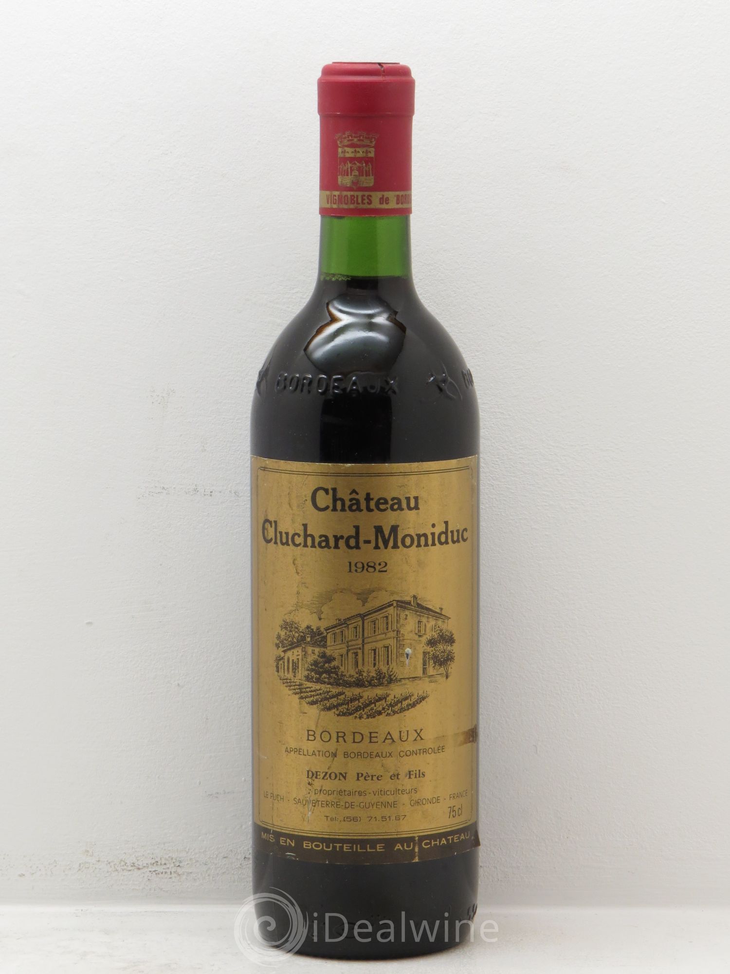 Bordeaux Château Cluchard Moniduc (sans prix de réserve) 1982 - Posten von 1 Flasche - 0