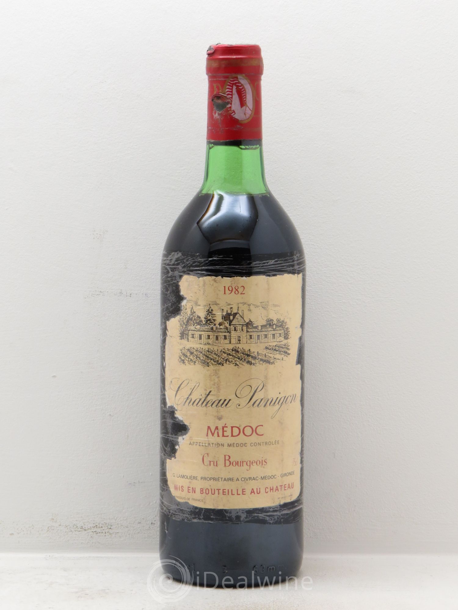 Château de Panigon Cru Bourgeois (sans prix de réserve) 1982 - Lot de 1 bouteille - 0