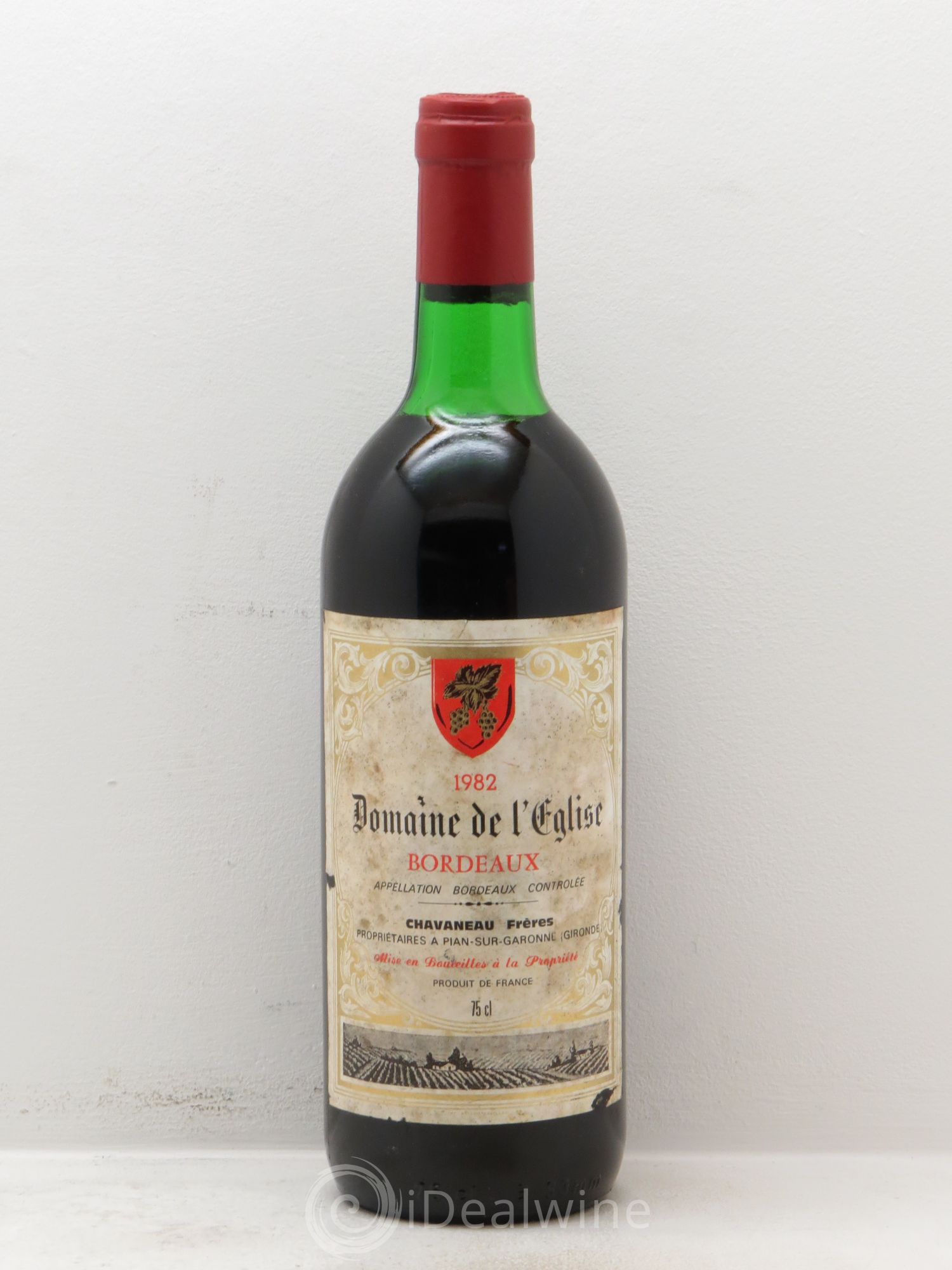 Bordeaux Domaine de l'Eglise (sans prix de réserve) 1982 - Posten von 1 Flasche - 0