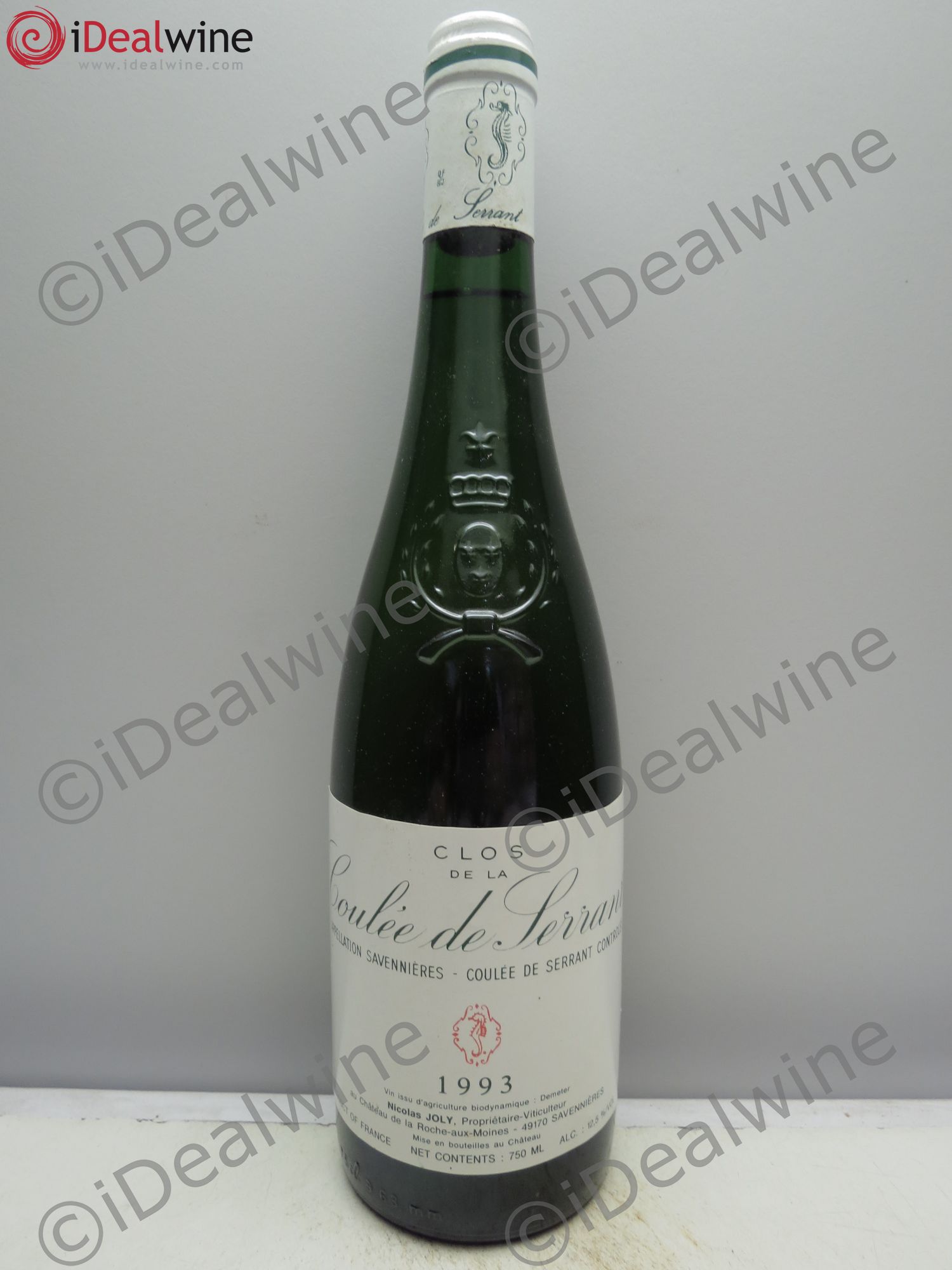Savennières Clos de la Coulée de Serrant Vignobles de la Coulée de Serrant - Nicolas Joly 1993 - Lot de 1 bouteille - 0