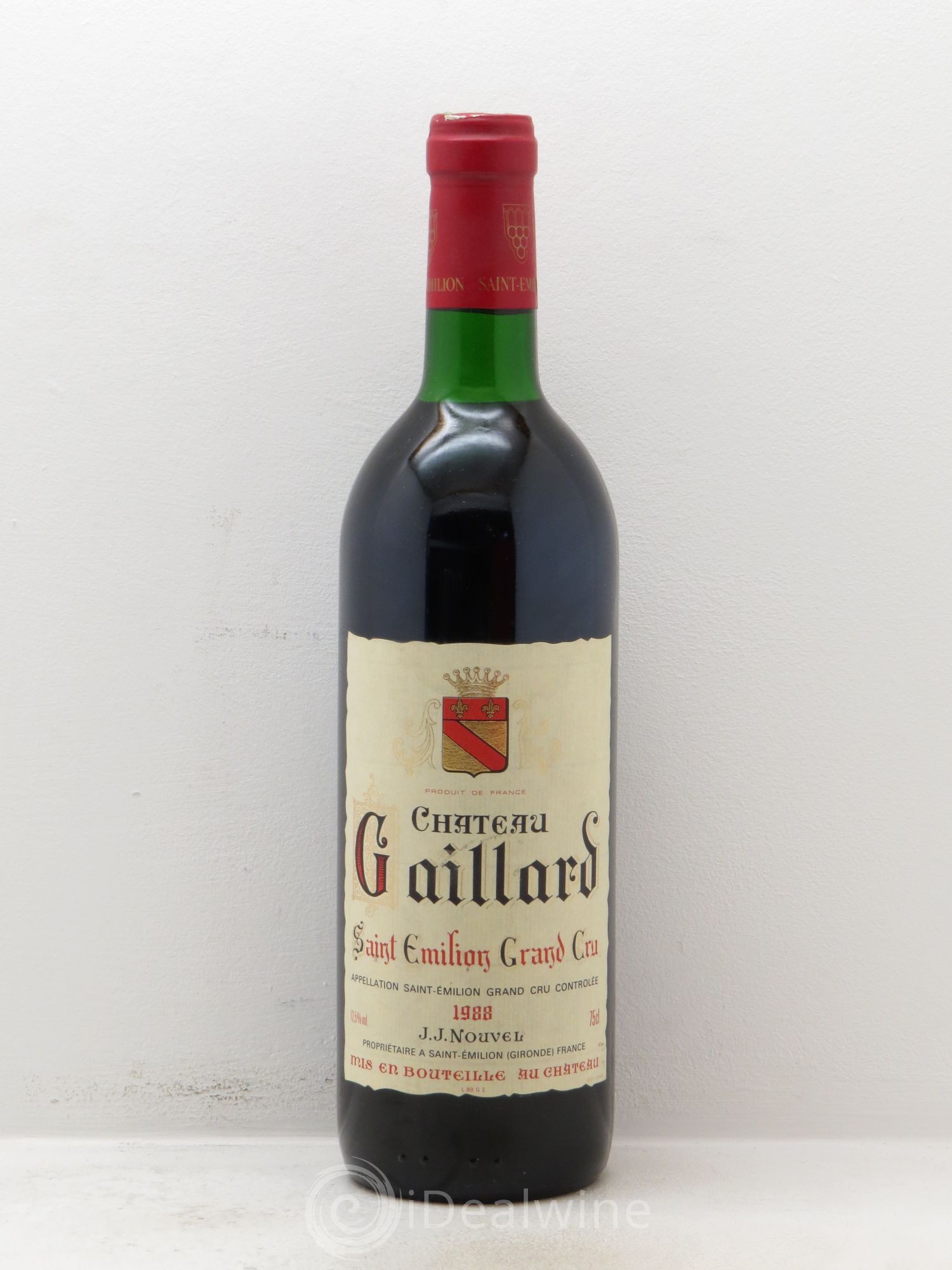 Saint-Émilion Château Gaillard (sans prix de réserve) 1988 - Posten von 1 Flasche - 0