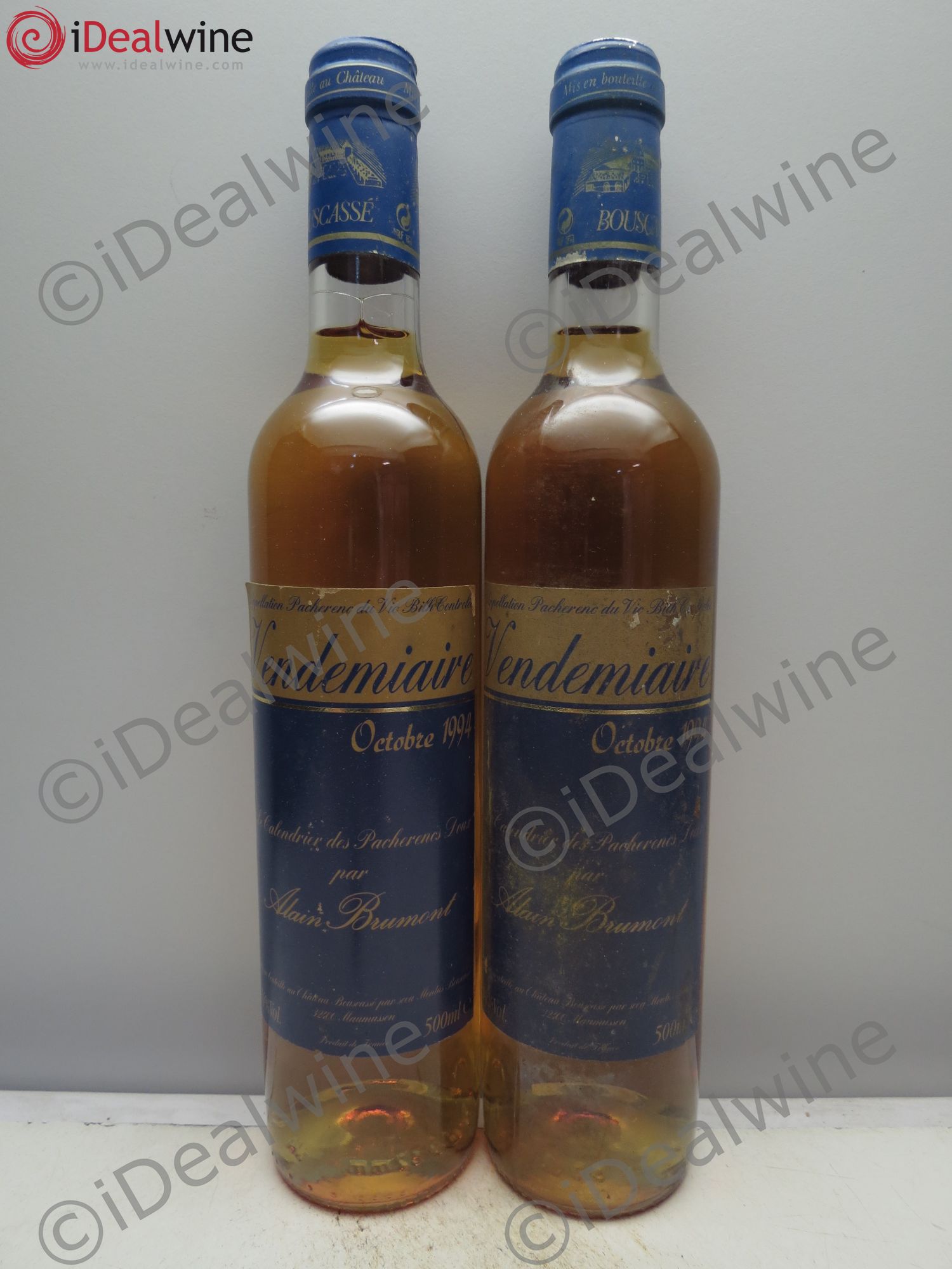 Pacherenc du Vic-Bilh Vendemiaire Alain Brumont (50cl) 1994 - Lotto di 2 bottiglie - 0