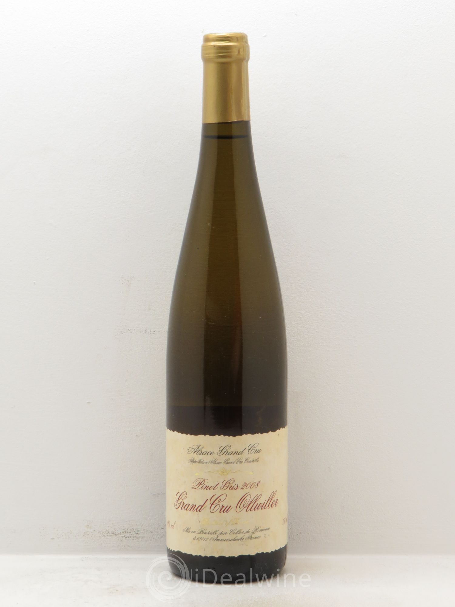 Pinot Gris (Tokay) Grand Cru Ollwiller (sans prix de réserve) 2008 - Posten von 1 Flasche - 0