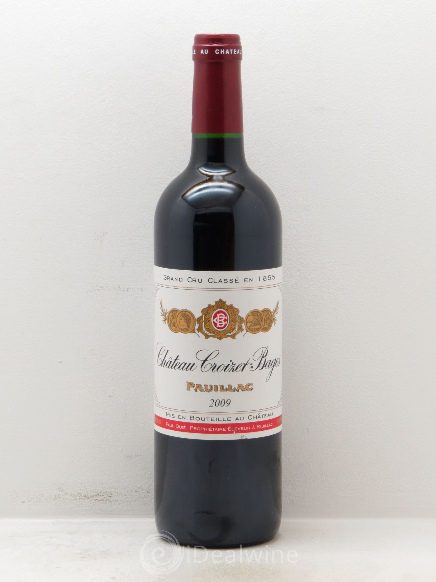 Château Croizet Bages 5ème Grand Cru Classé (sans prix de réserve) 2009 - Lot de 1 bouteille - 0