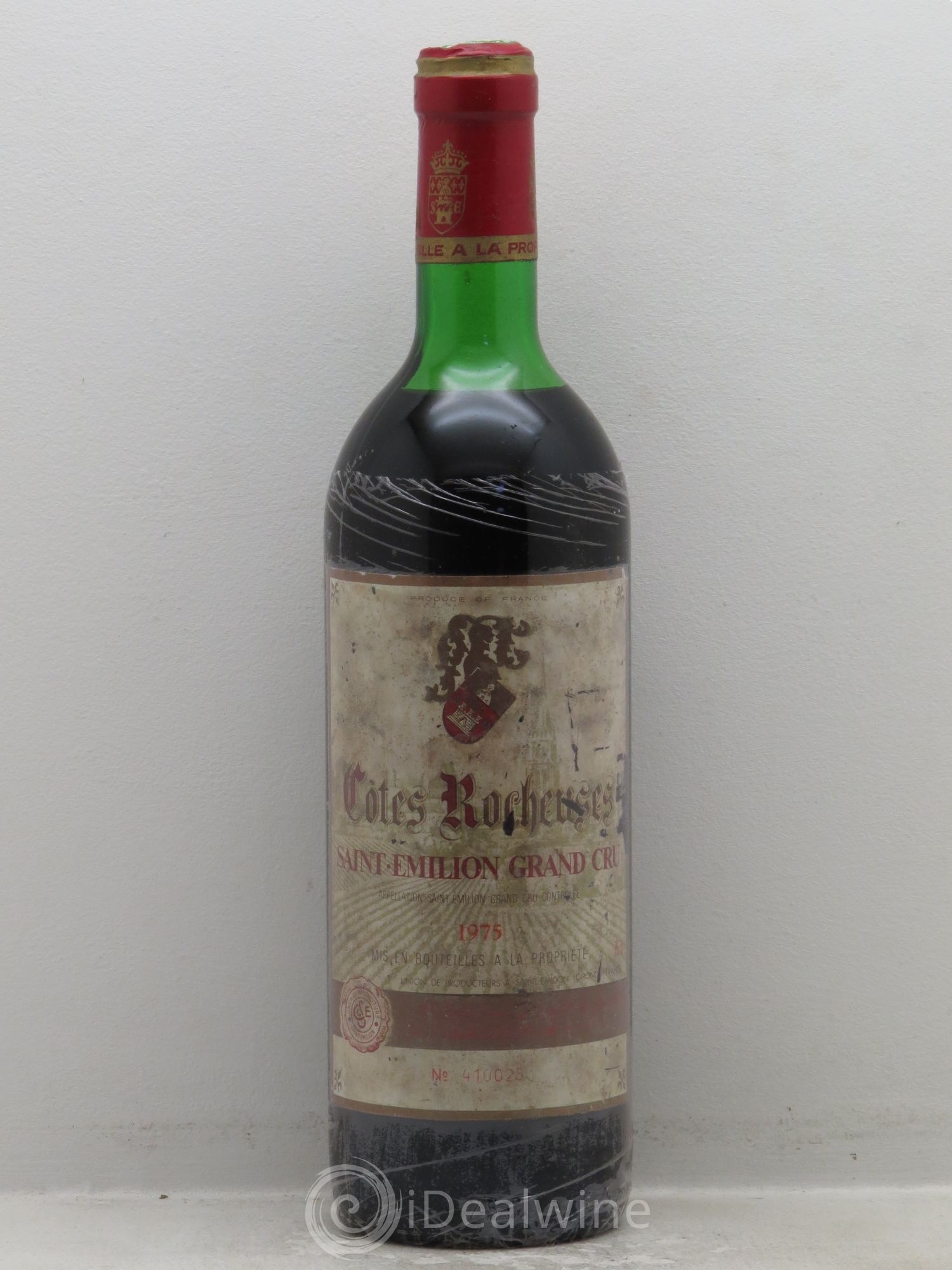 Saint-Émilion Côtes Rocheuses (sans prix de reserve) 1975 - Lot de 1 bouteille - 0