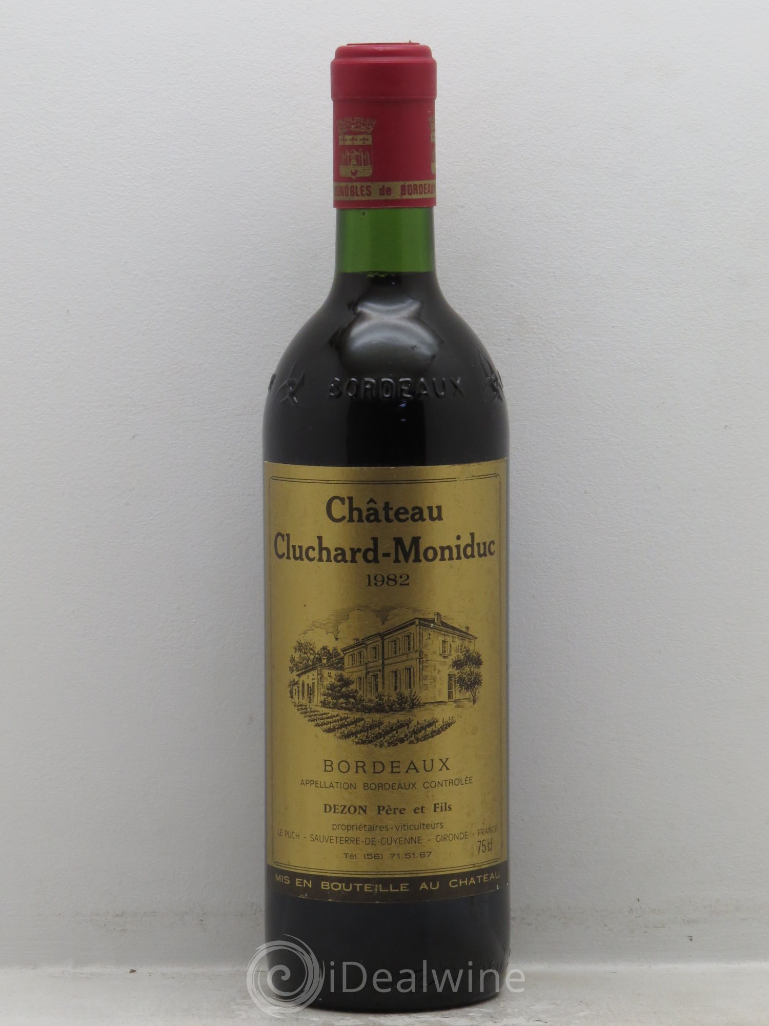 Bordeaux Château Cluchard Moniduc (sans prix de réserve) 1982 - Posten von 1 Flasche - 0