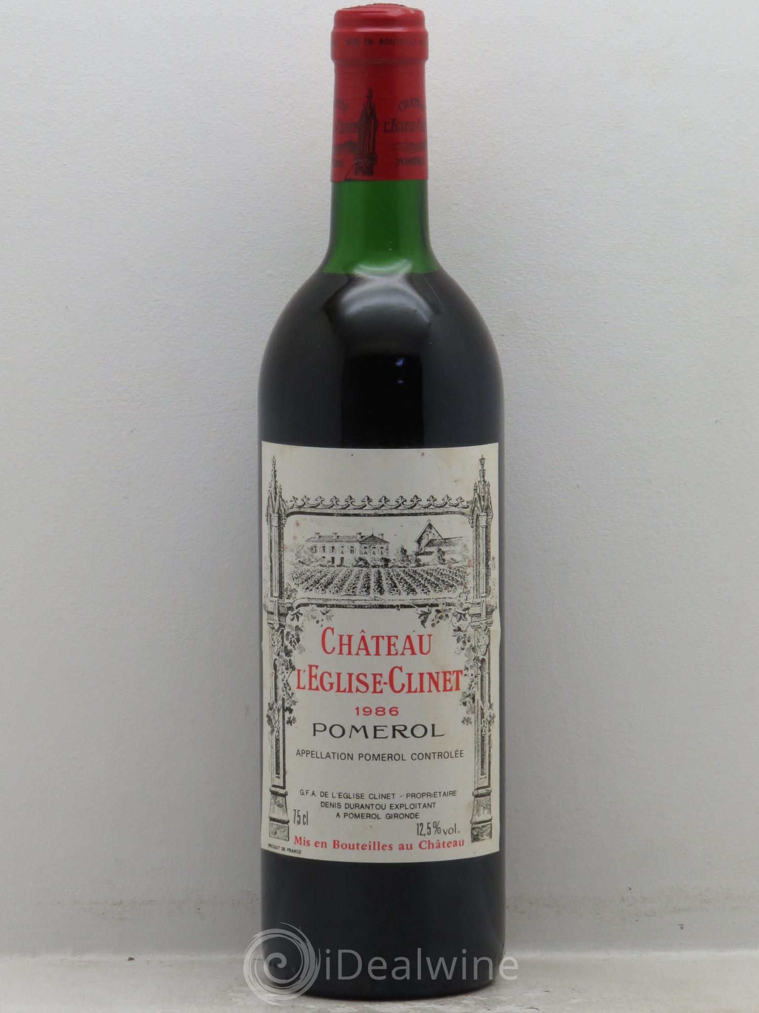 Château l' Église Clinet (sans prix de réserve) 1986 - Lot de 1 bouteille - 0