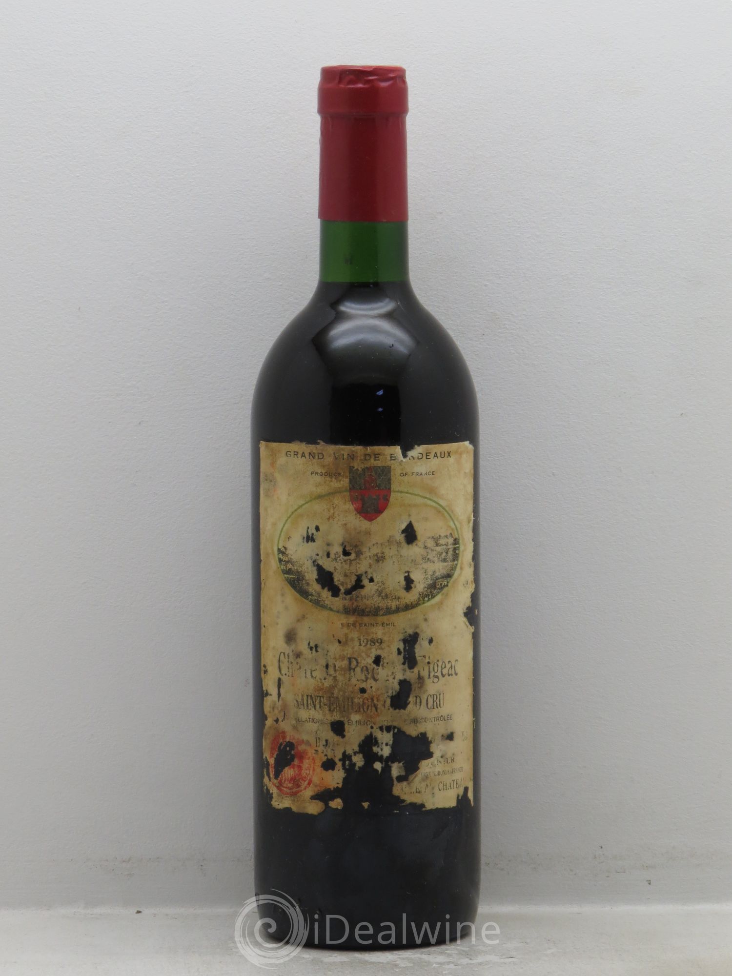 Château Rocher Figeac 1989 - Posten von 1 Flasche - 0