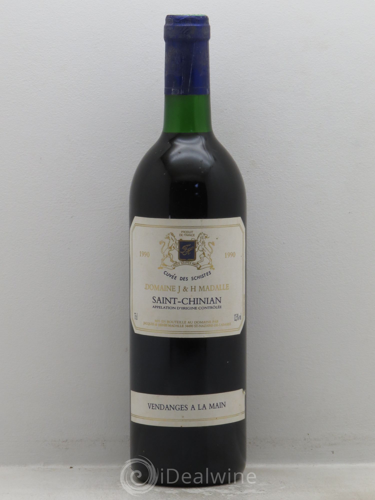 Saint-Chinian Cuvée des schistes J&H Madalle (sans prix de reserve) 1990 - Posten von 1 Flasche - 0