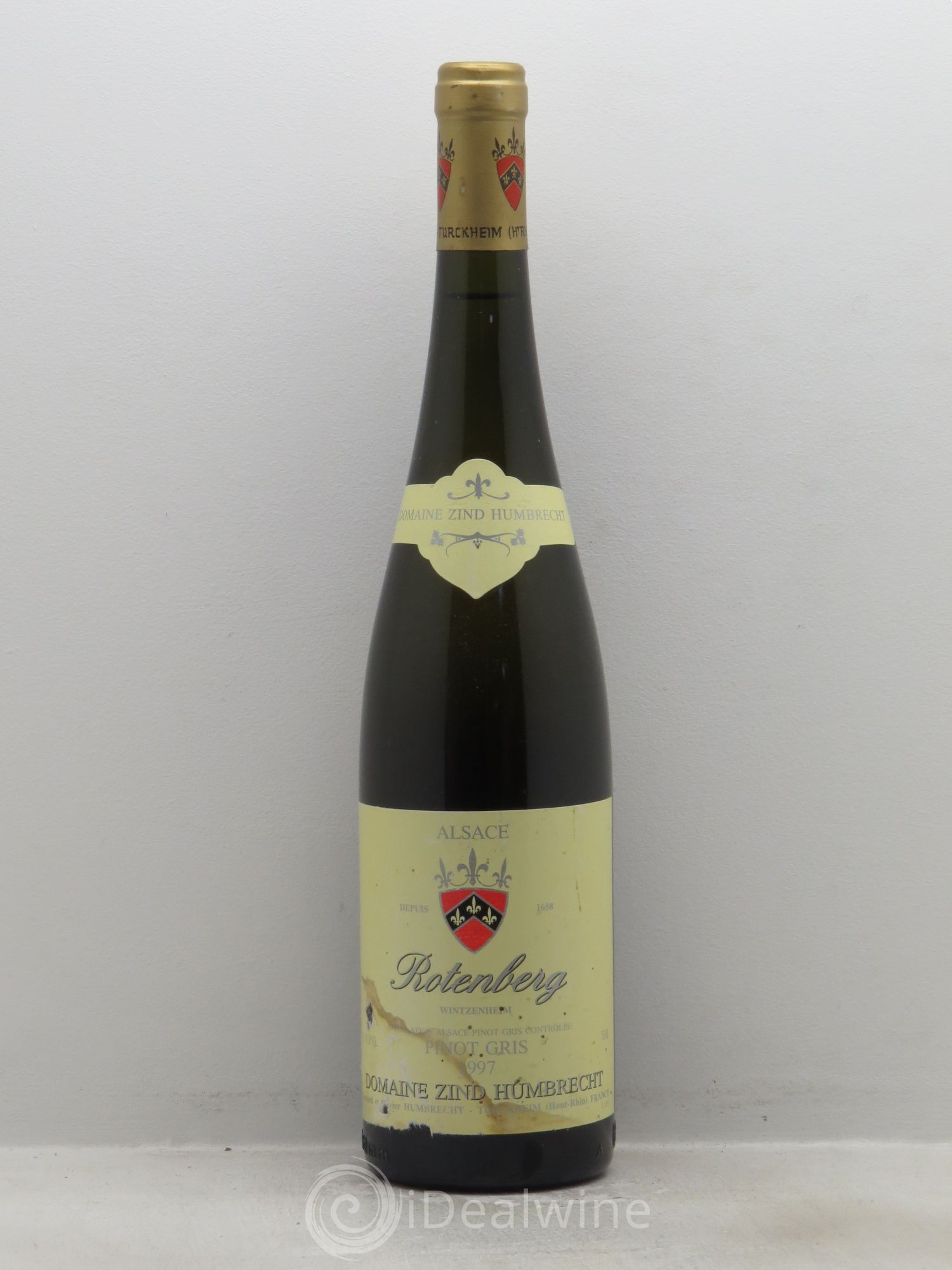 Pinot Gris Rotenberg (sans prix de reserve) 1997 - Posten von 1 Flasche - 0