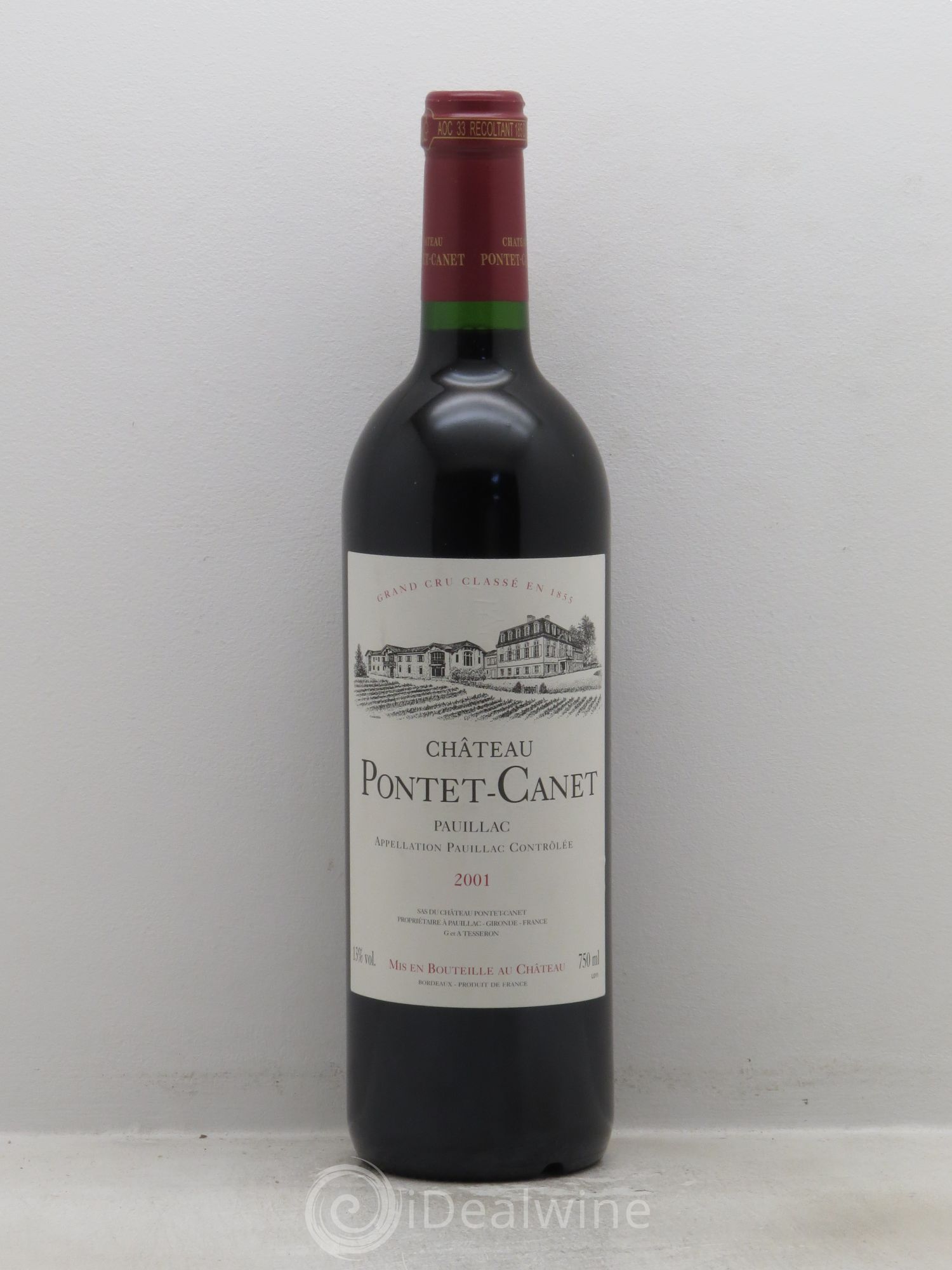 Château Pontet Canet 5ème Grand Cru Classé (sans prix de reserve) 2001 - Lot de 1 bouteille - 0
