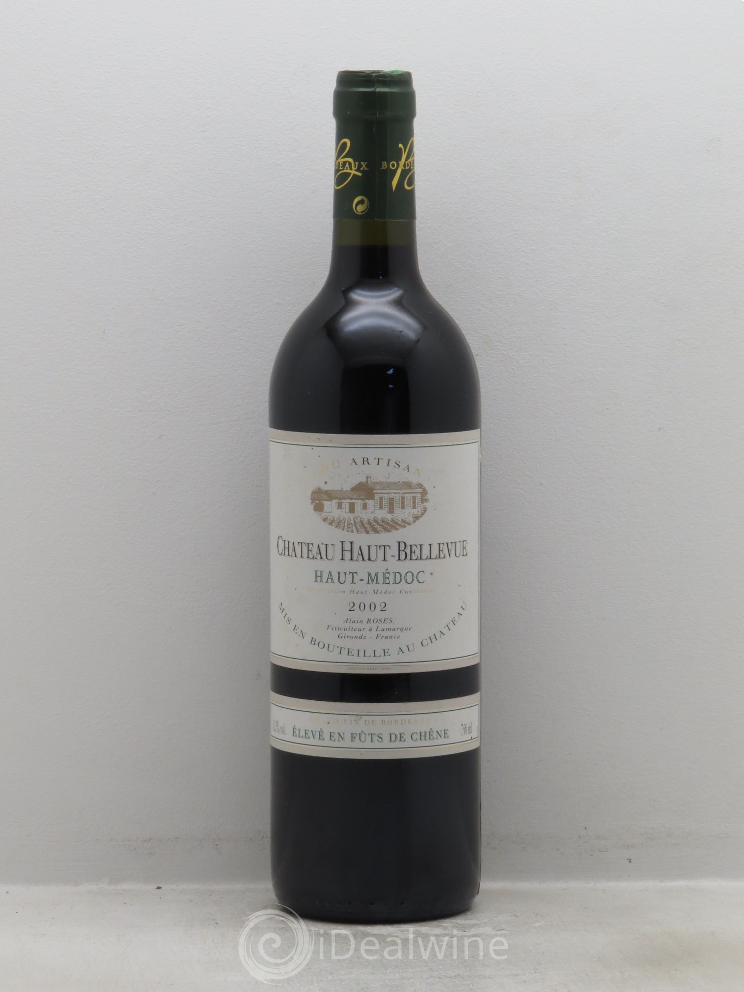 Haut Médoc Château Haut Bellevue (sans prix de reserve) 2002 - Posten von 1 Flasche - 0